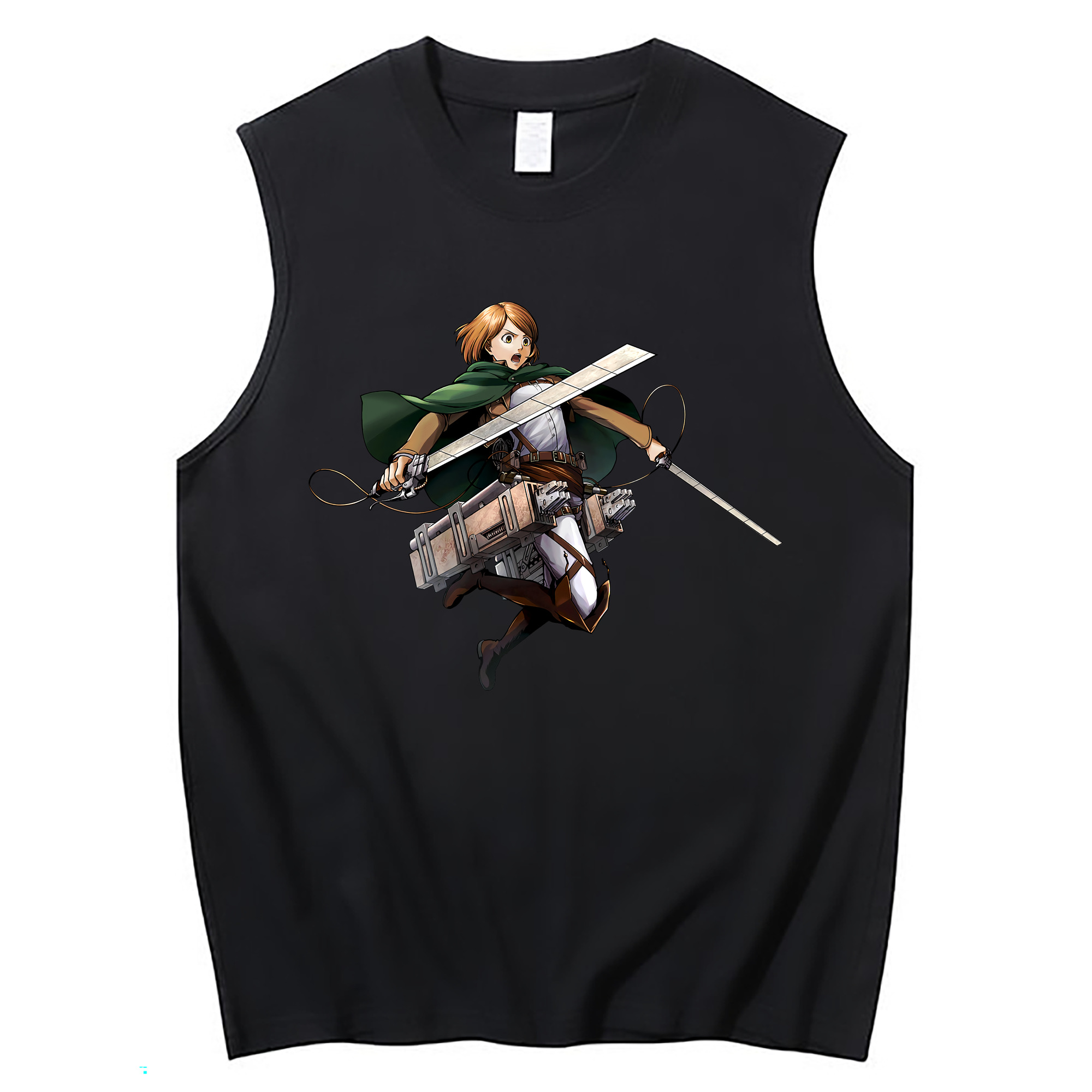 （画像用） 進撃の巨人 ペトラ·ラル Attack on Titan Petra Rall コットン100％タンクトップ（フロントプリント）
