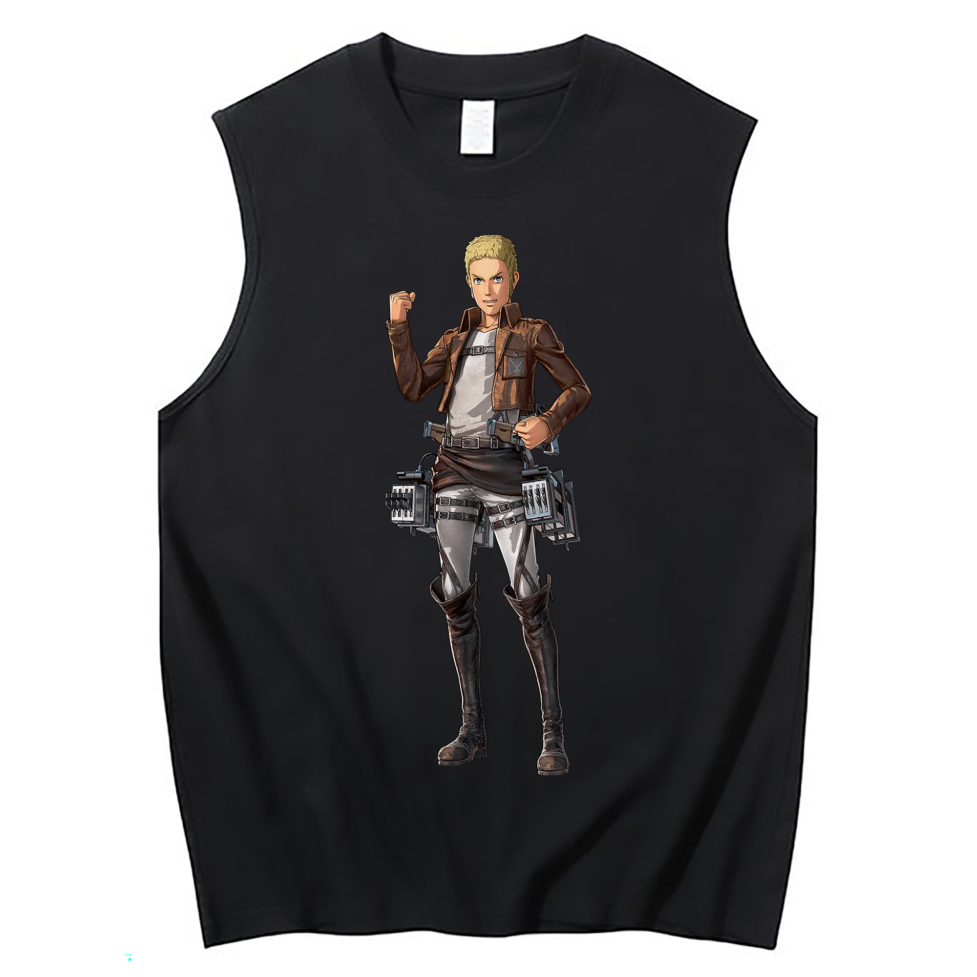 （画像用） 進撃の巨人 ライナー・ブラウン Attack on Titan Reiner Braun コットン100％タンクトップ（フロントプリント）