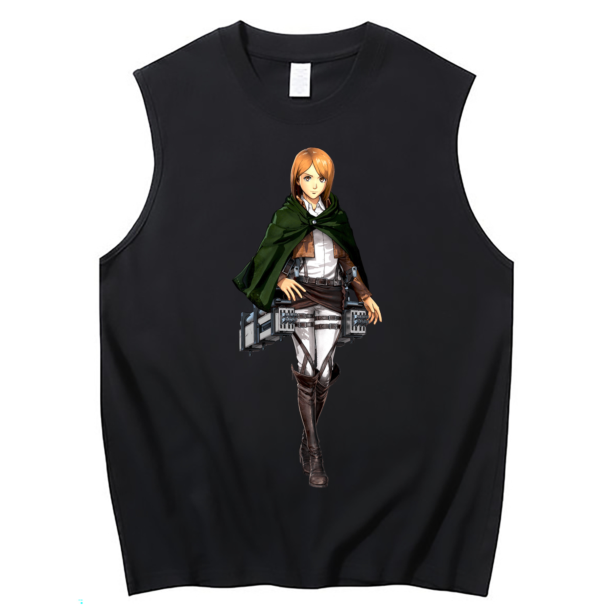 （画像用） 進撃の巨人 ペトラ·ラル Attack on Titan Petra Rall コットン100％タンクトップ（フロントプリント）