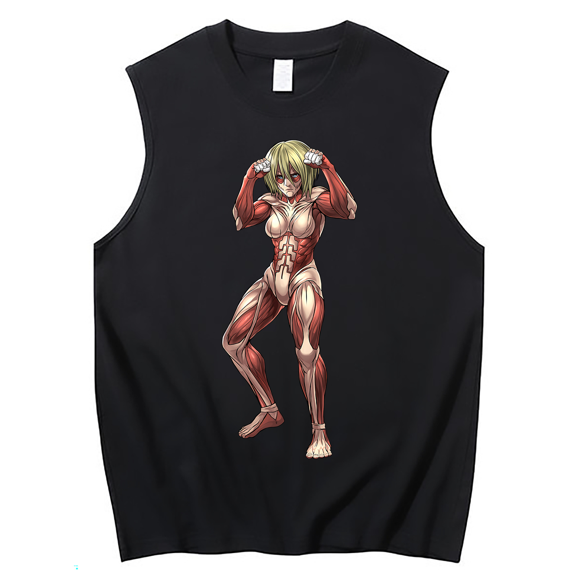（画像用） 進撃の巨人 Attack on Titan コットン100％タンクトップ（フロントプリント）