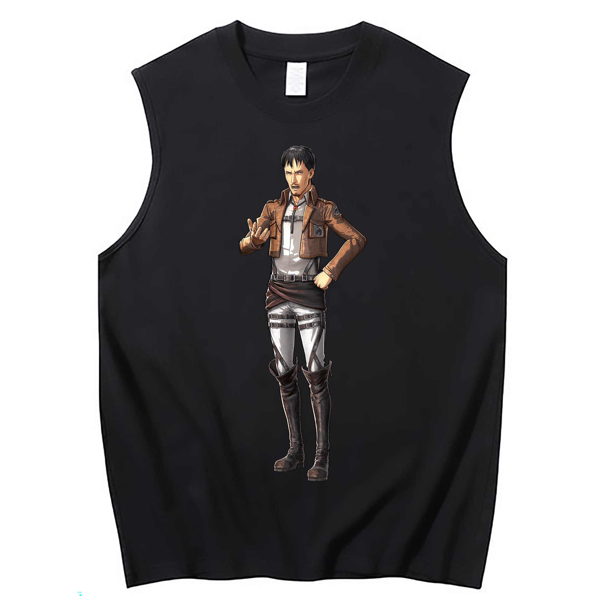 （画像用） 進撃の巨人 Attack on Titan コットン100％タンクトップ（フロントプリント）