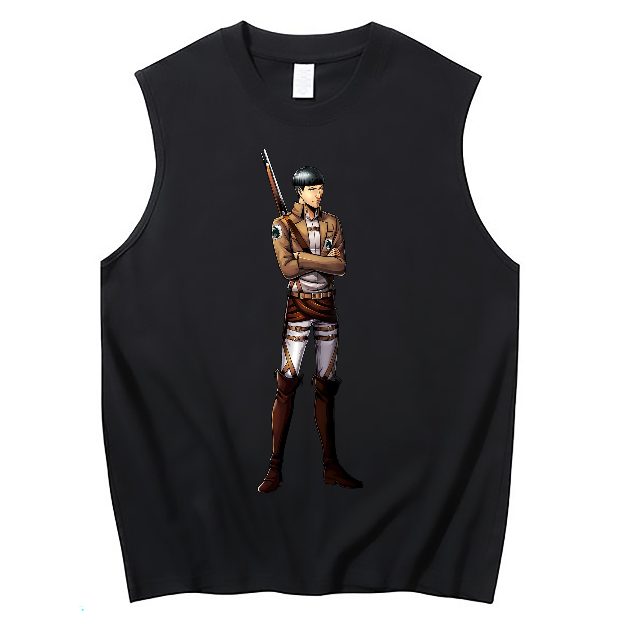 （画像用） 進撃の巨人 Attack on Titan コットン100％タンクトップ（フロントプリント）