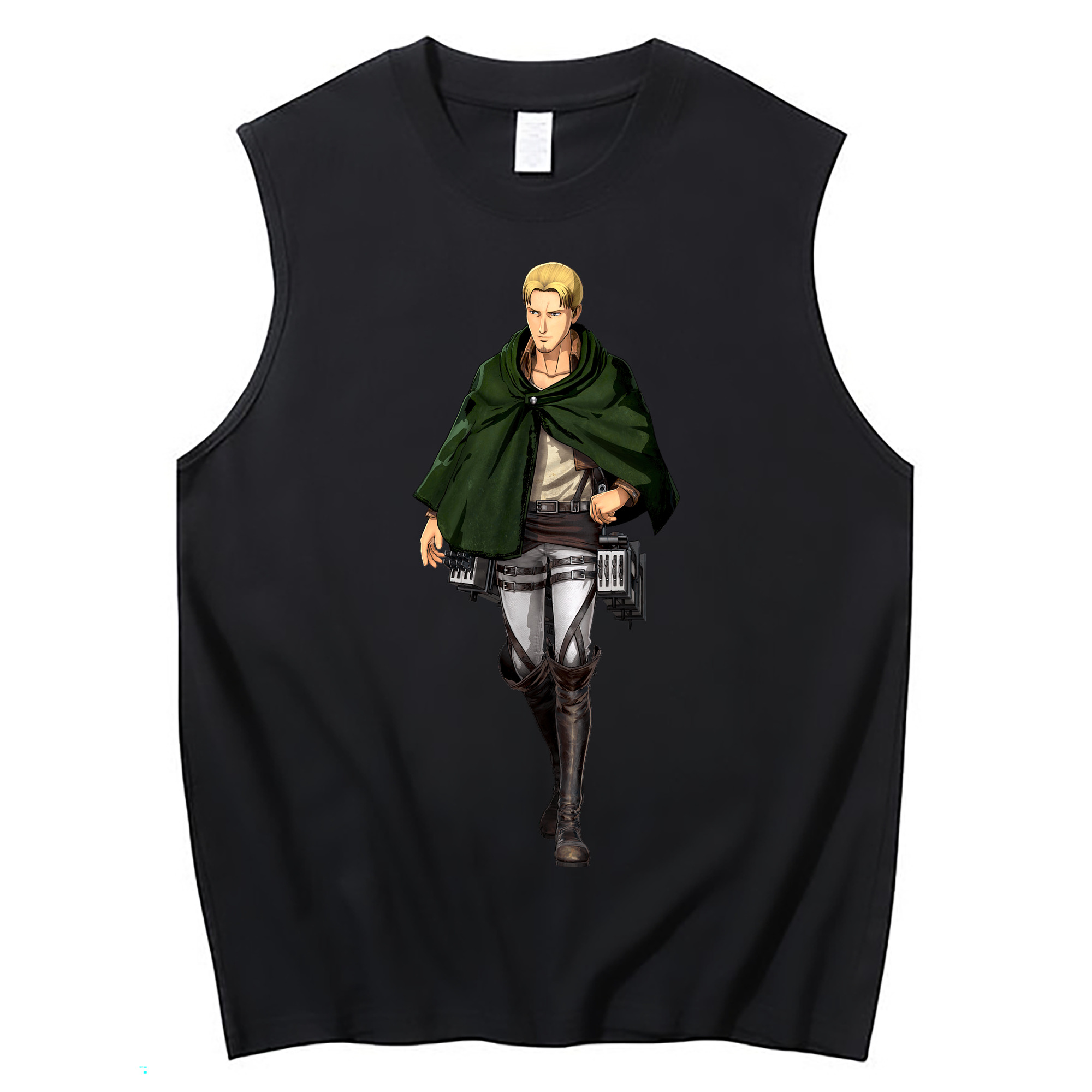（画像用） 進撃の巨人 Attack on Titan コットン100％タンクトップ（フロントプリント）