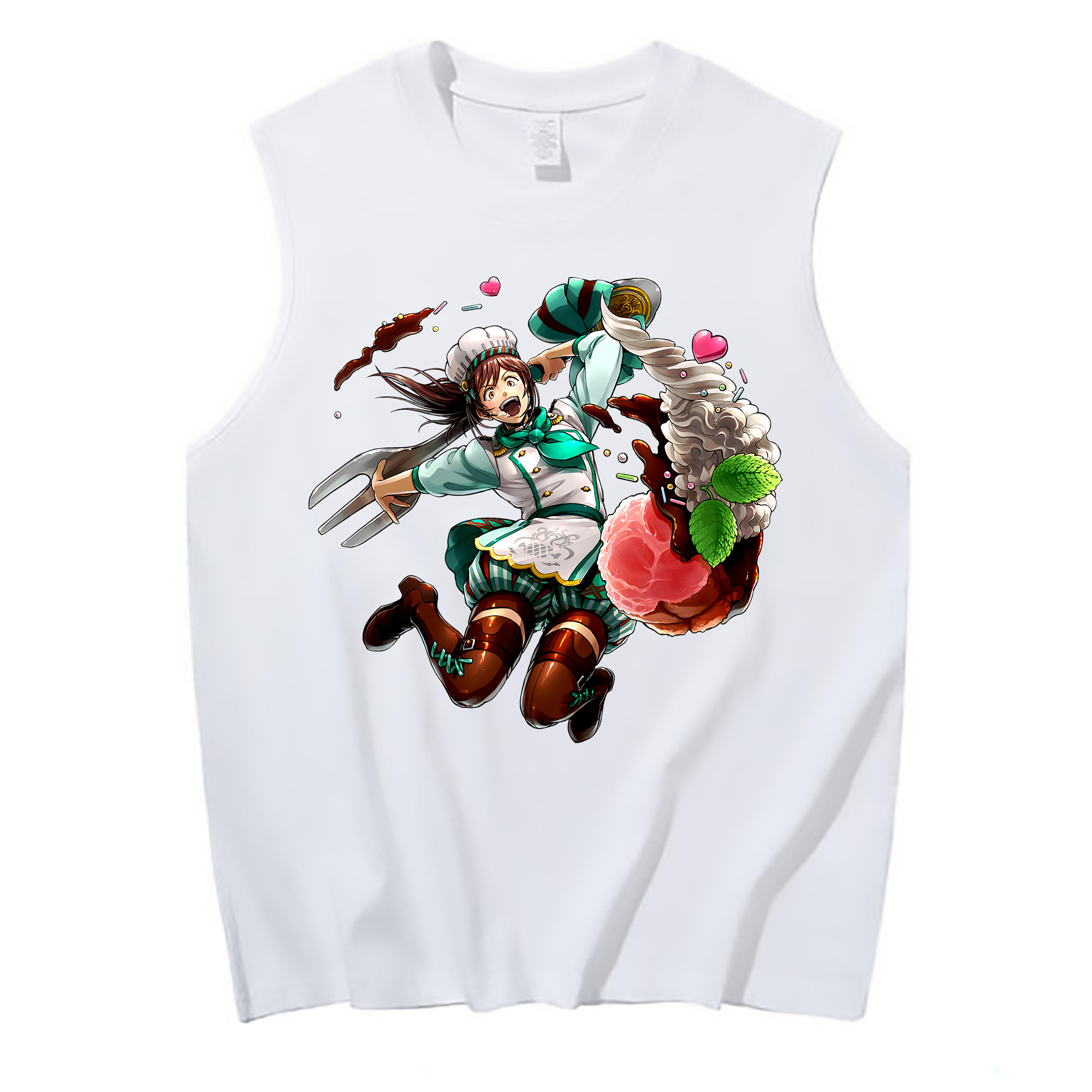 （画像用） 進撃の巨人 サシャ·ブラウス Attack on Titan Sasha Blaus コットン100％タンクトップ（フロントプリント）