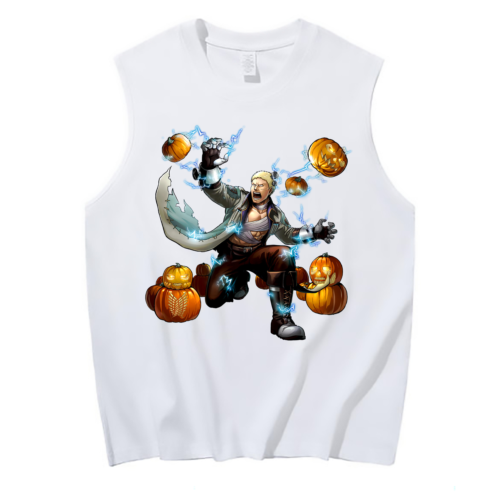 （画像用） 進撃の巨人 ライナー・ブラウン Attack on Titan Reiner Braun コットン100％タンクトップ（フロントプリント）