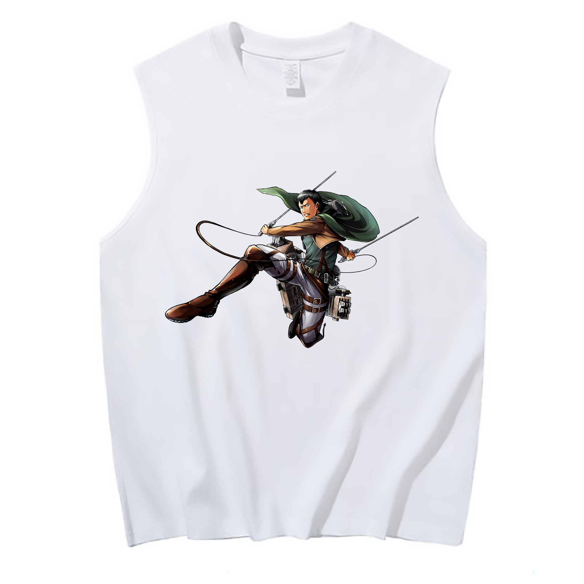 （画像用） 進撃の巨人 ベルトルト・フーバー Attack on Titan Bertholdt Hoover コットン100％タンクトップ（フロントプリント）