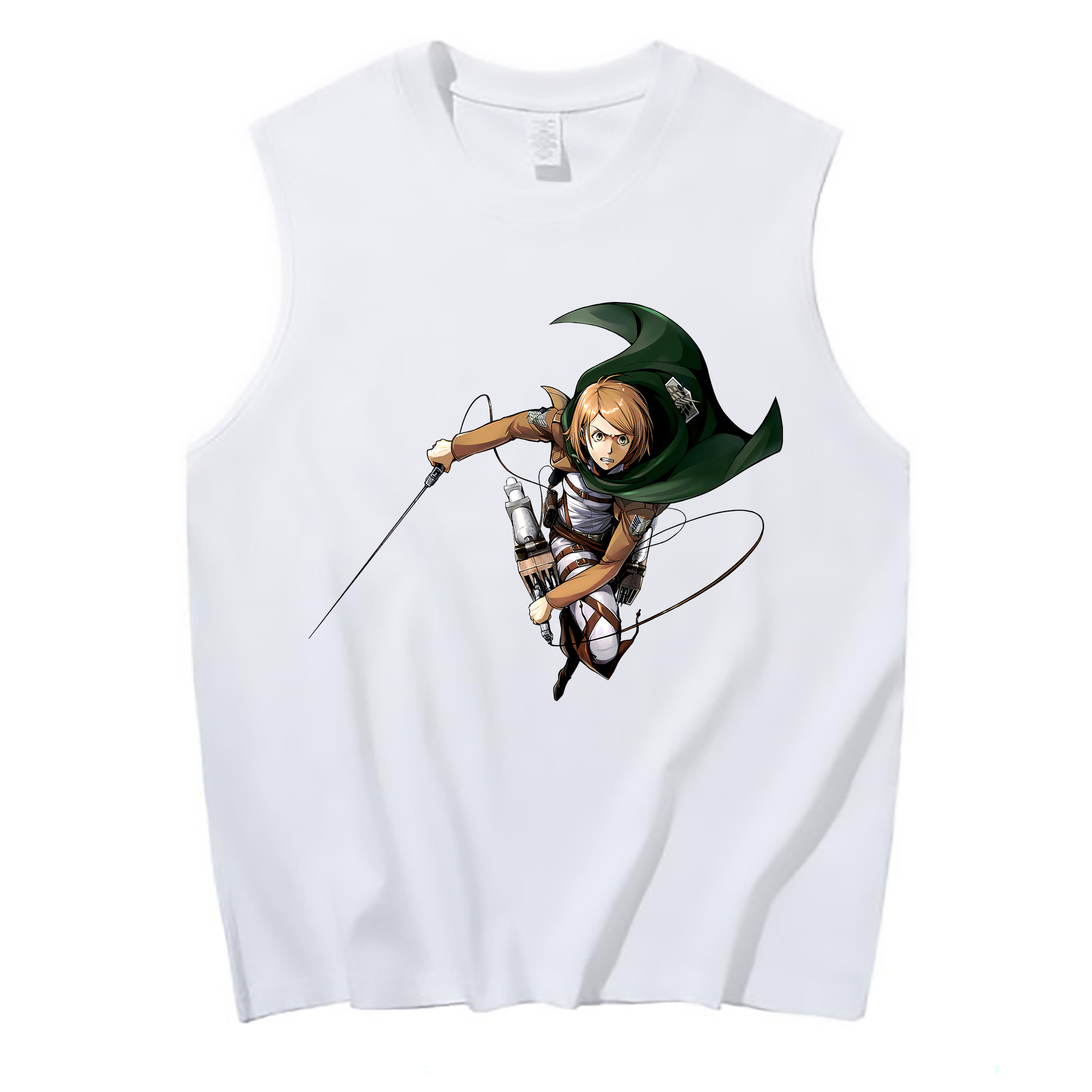 （画像用） 進撃の巨人 ペトラ·ラル Attack on Titan Petra Rall コットン100％タンクトップ（フロントプリント）