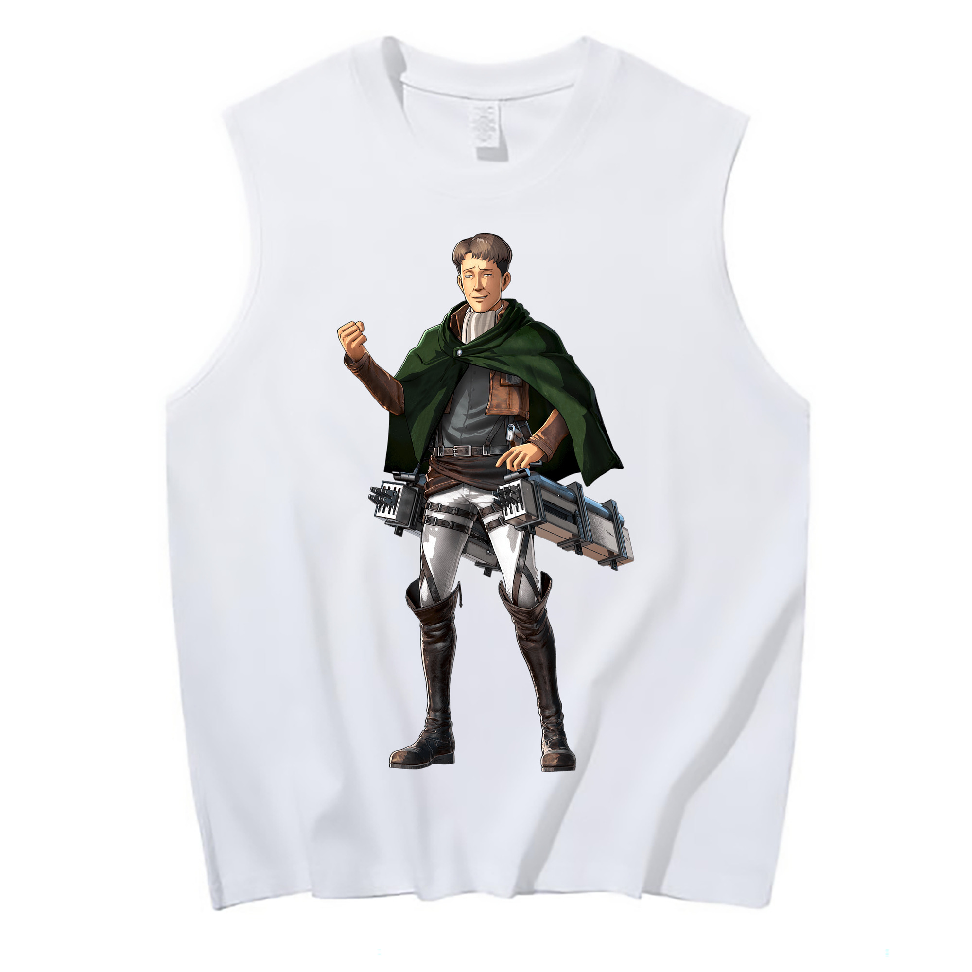 （画像用） 進撃の巨人 Attack on Titan コットン100％タンクトップ（フロントプリント）