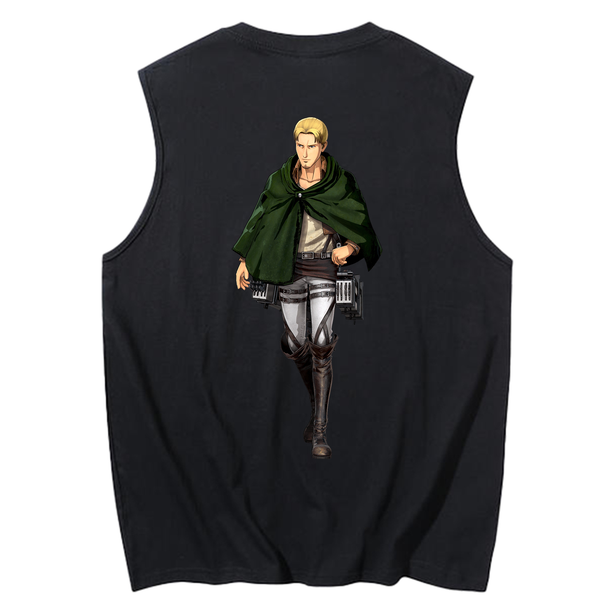 （画像用） 進撃の巨人 Attack on Titan コットン100％タンクトップ（背面プリント）