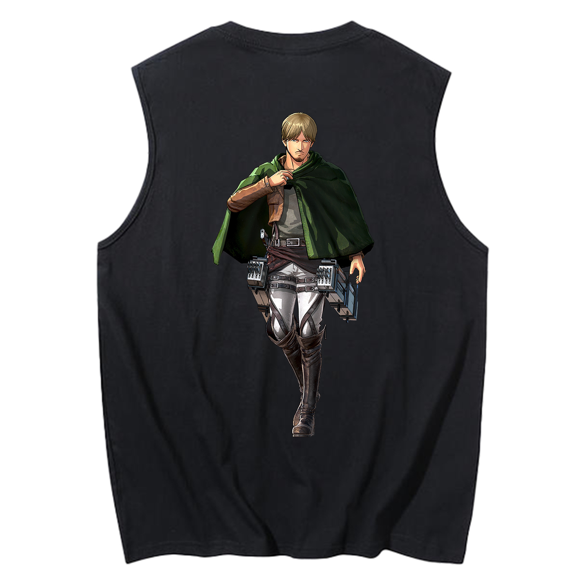 （画像用） 進撃の巨人 ミケ·ザカリアス Attack on Titan Mike Zakarius コットン100％タンクトップ（背面プリント）