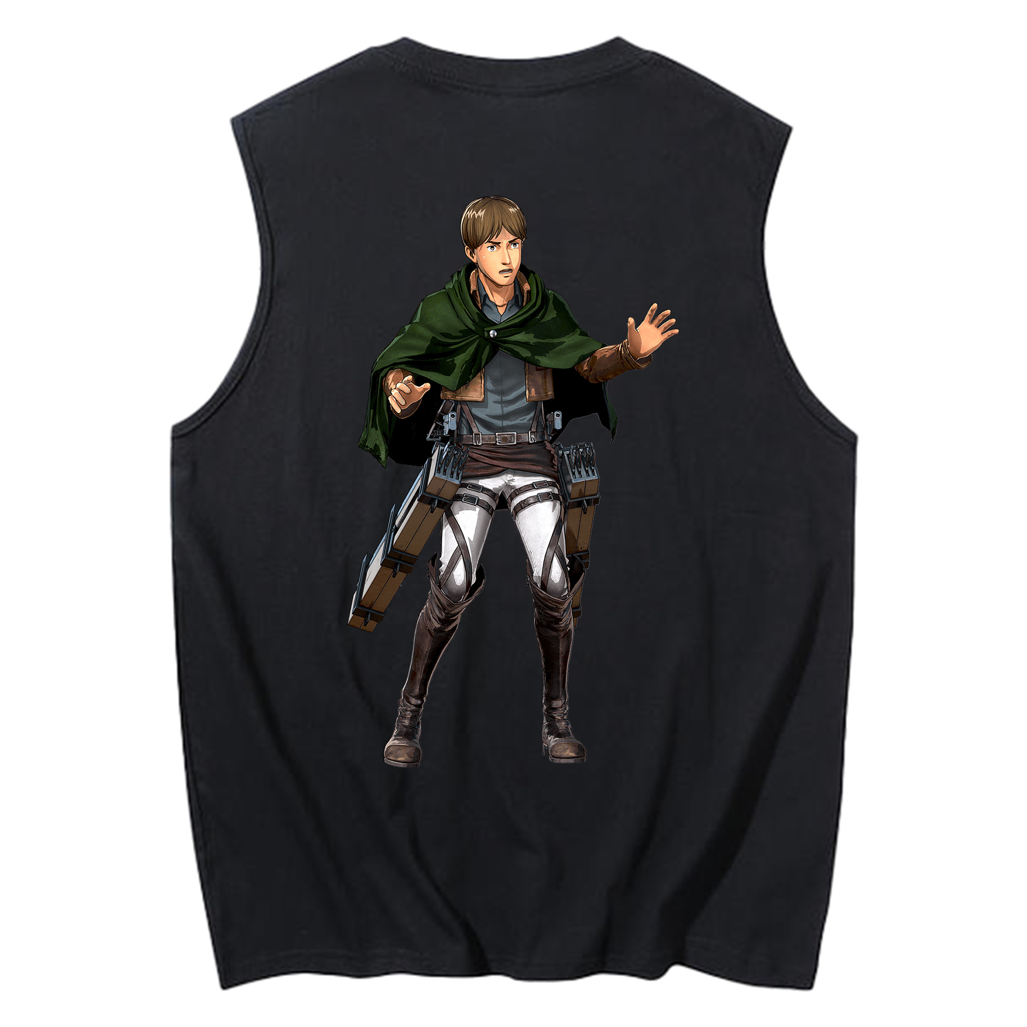 （画像用） 進撃の巨人 Attack on Titan コットン100％タンクトップ（背面プリント）