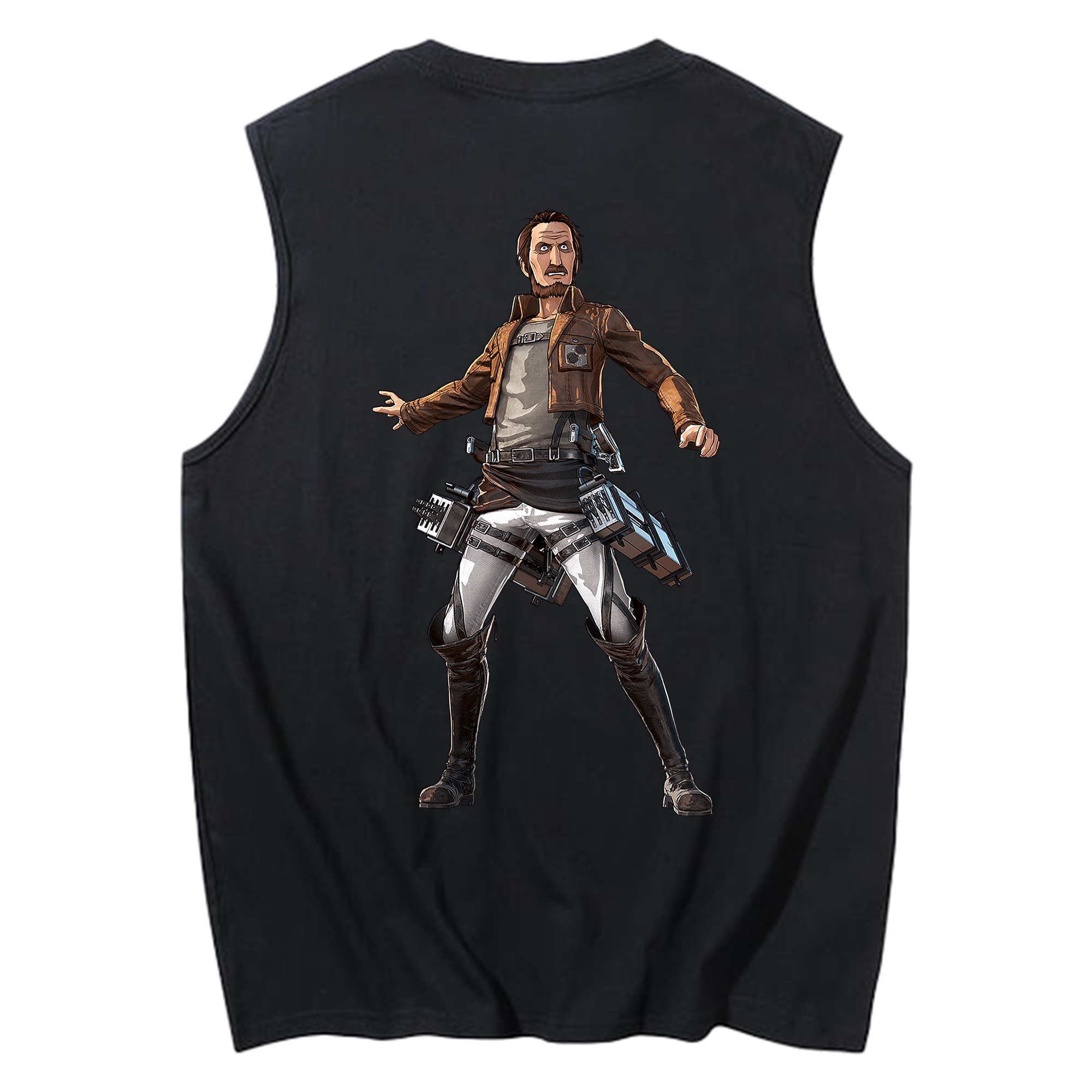 （画像用） 進撃の巨人 Attack on Titan コットン100％タンクトップ（背面プリント）