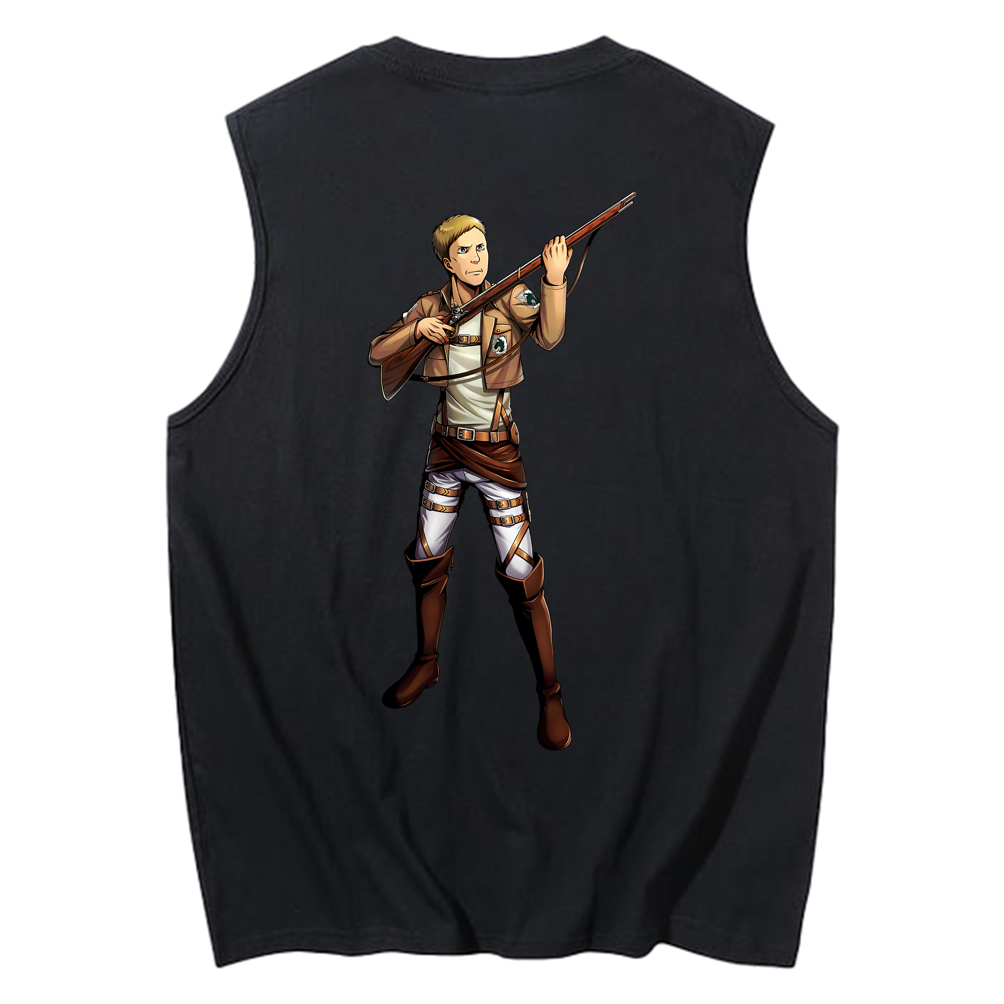 （画像用） 進撃の巨人 Attack on Titan コットン100％タンクトップ（背面プリント）