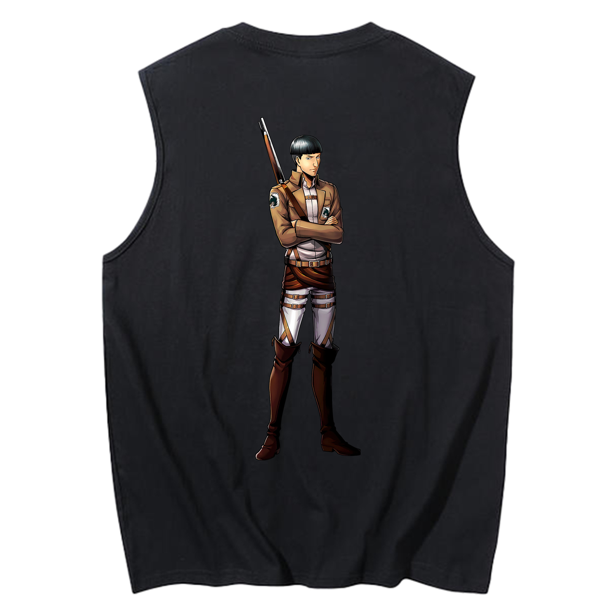 （画像用） 進撃の巨人 Attack on Titan コットン100％タンクトップ（背面プリント）