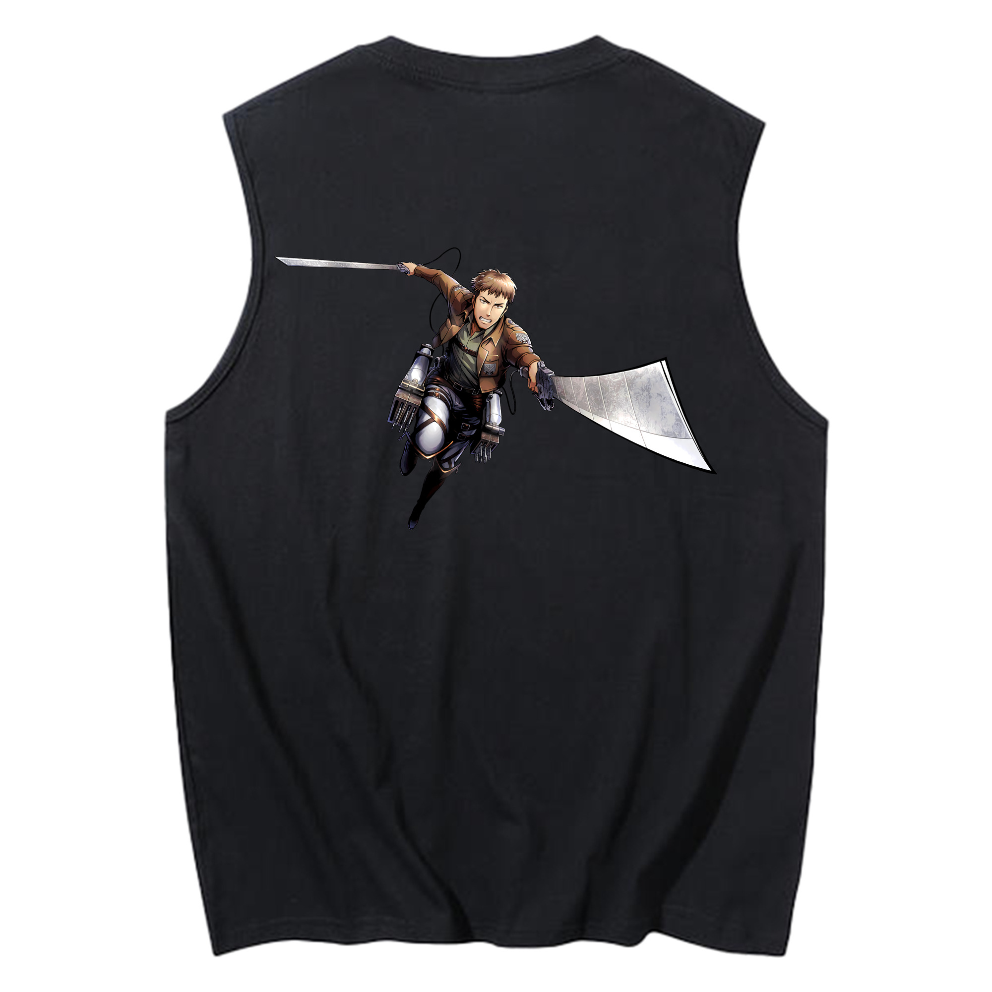 （画像用） 進撃の巨人 Attack on Titan コットン100％タンクトップ（背面プリント）