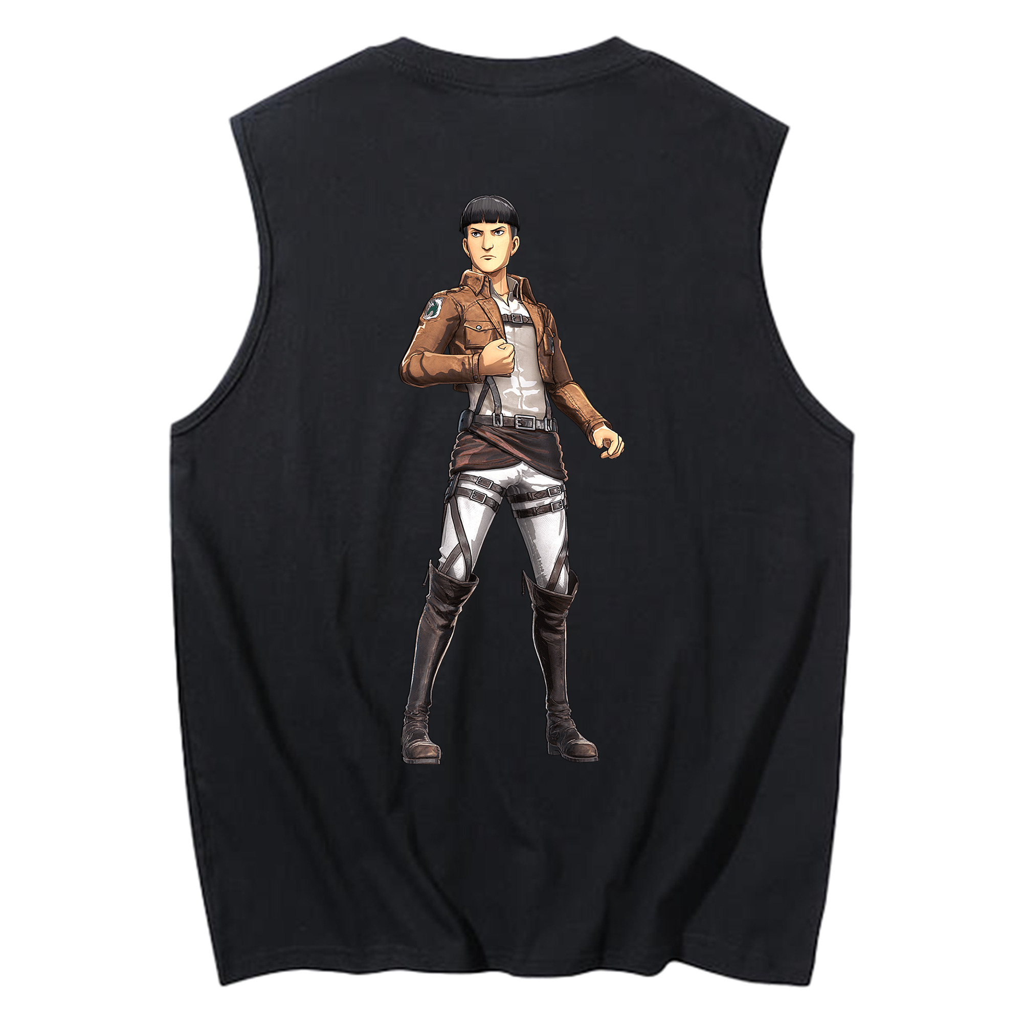 （画像用） 進撃の巨人 Attack on Titan コットン100％タンクトップ（背面プリント）