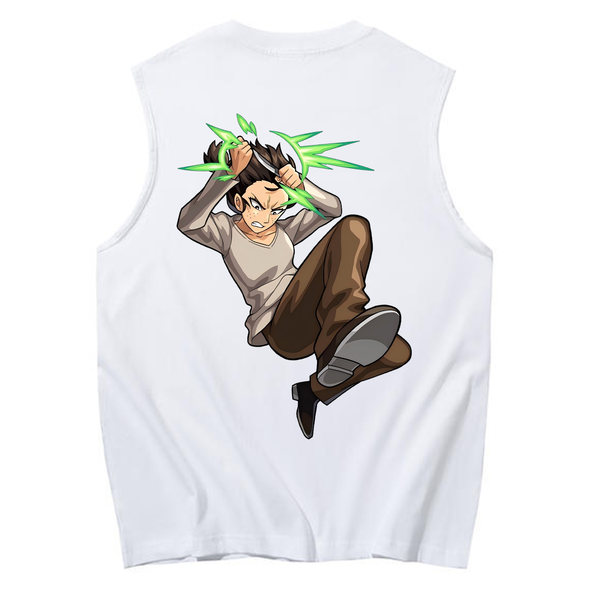 （画像用） 進撃の巨人 Attack on Titan コットン100％タンクトップ（背面プリント）
