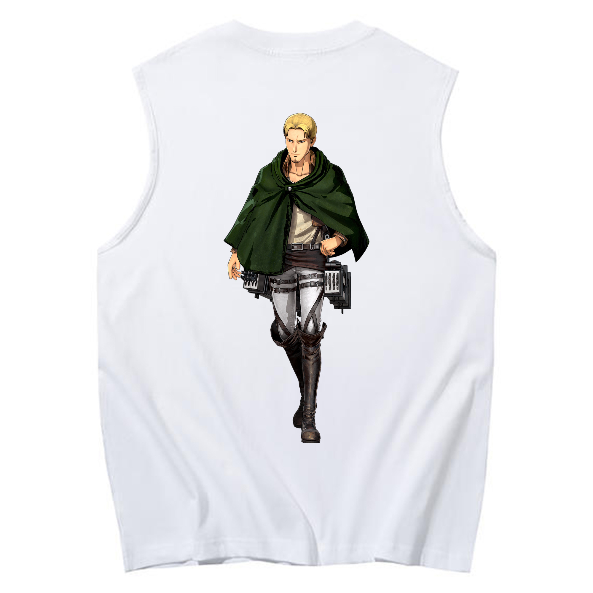 （画像用） 進撃の巨人 Attack on Titan コットン100％タンクトップ（背面プリント）