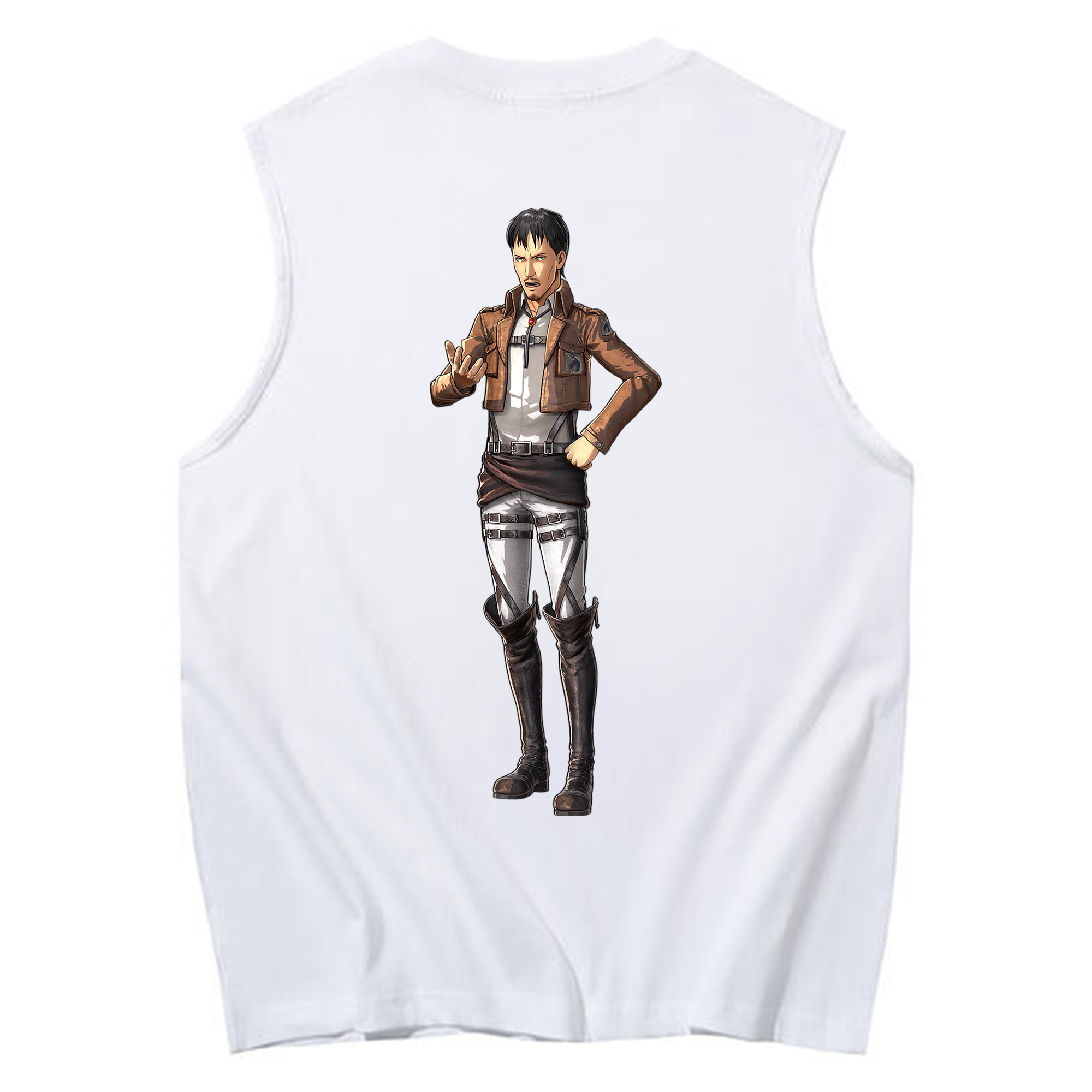（画像用） 進撃の巨人 Attack on Titan コットン100％タンクトップ（背面プリント）