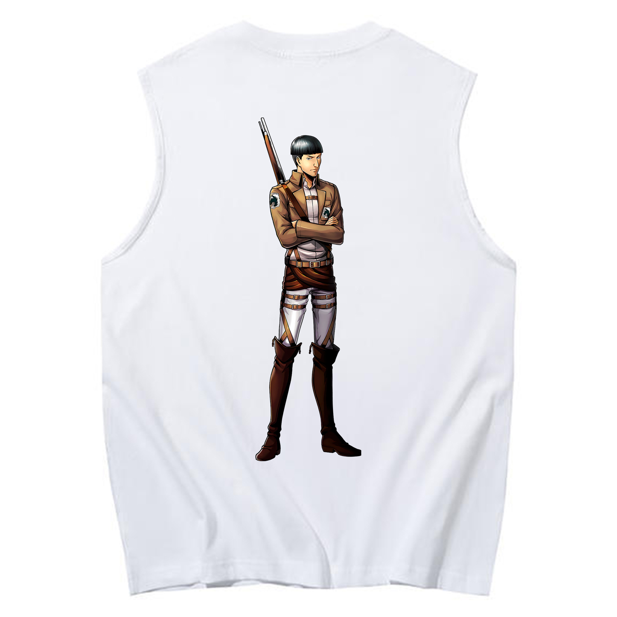 （画像用） 進撃の巨人 Attack on Titan コットン100％タンクトップ（背面プリント）