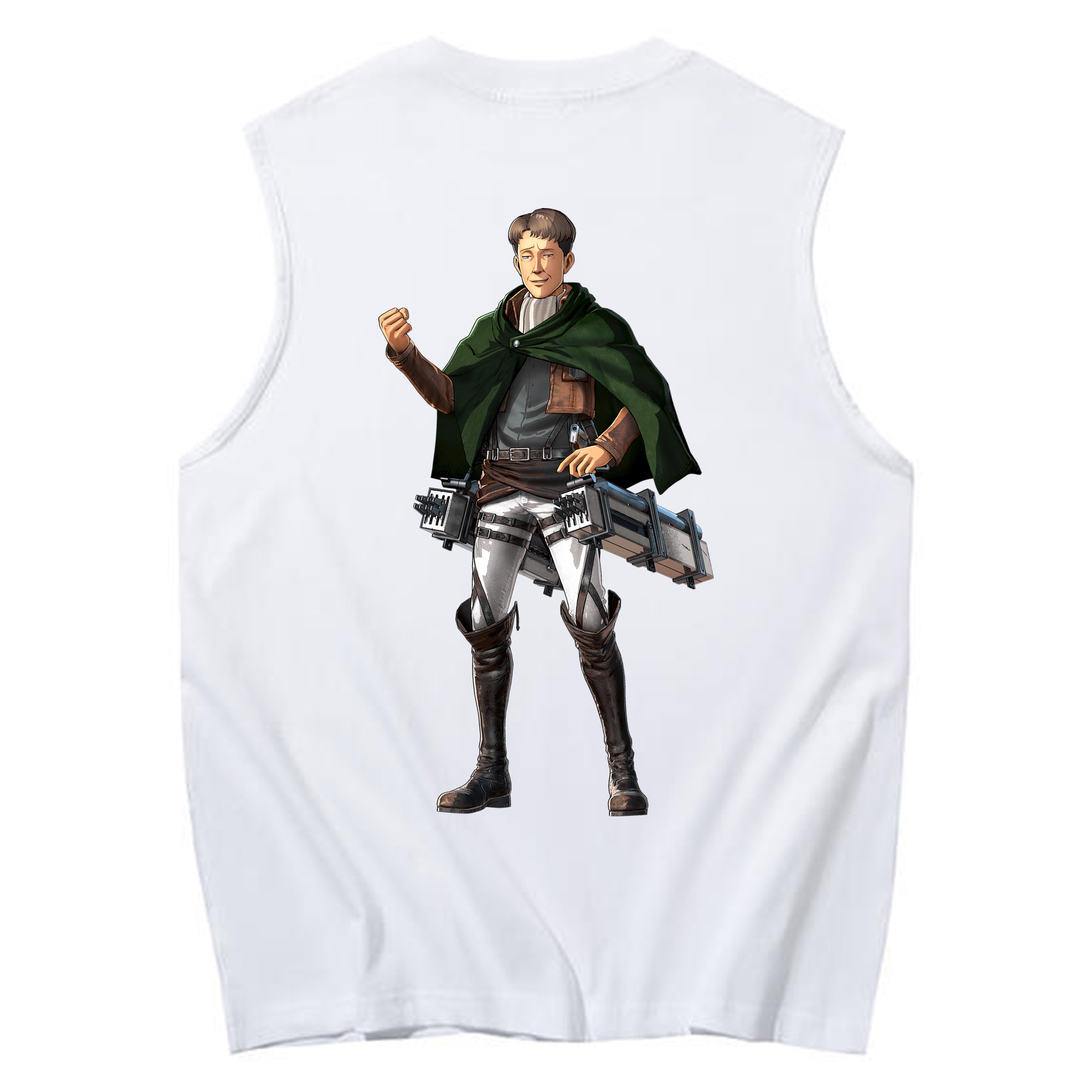 （画像用） 進撃の巨人 Attack on Titan コットン100％タンクトップ（背面プリント）