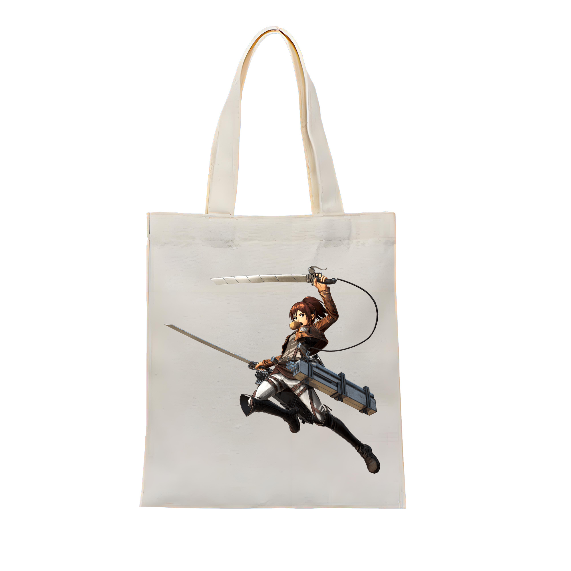 （画像用） 進撃の巨人 サシャ·ブラウス Attack on Titan Sasha Blaus 縦型キャンバス生地手提げバッグ　トートバッグ