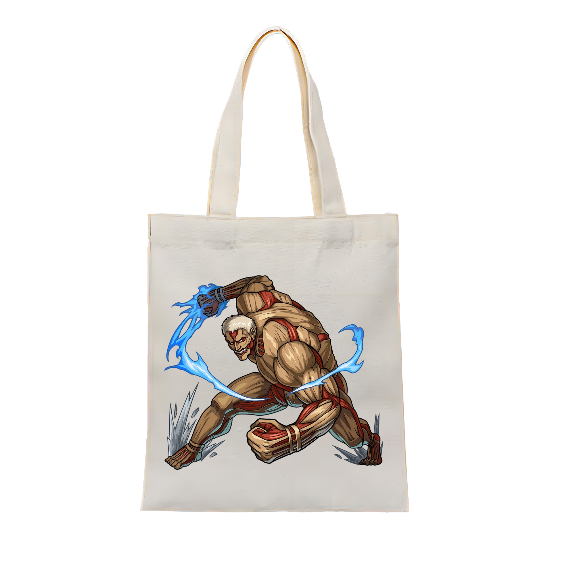（画像用） 進撃の巨人 Attack on Titan 縦型キャンバス生地手提げバッグ　トートバッグ