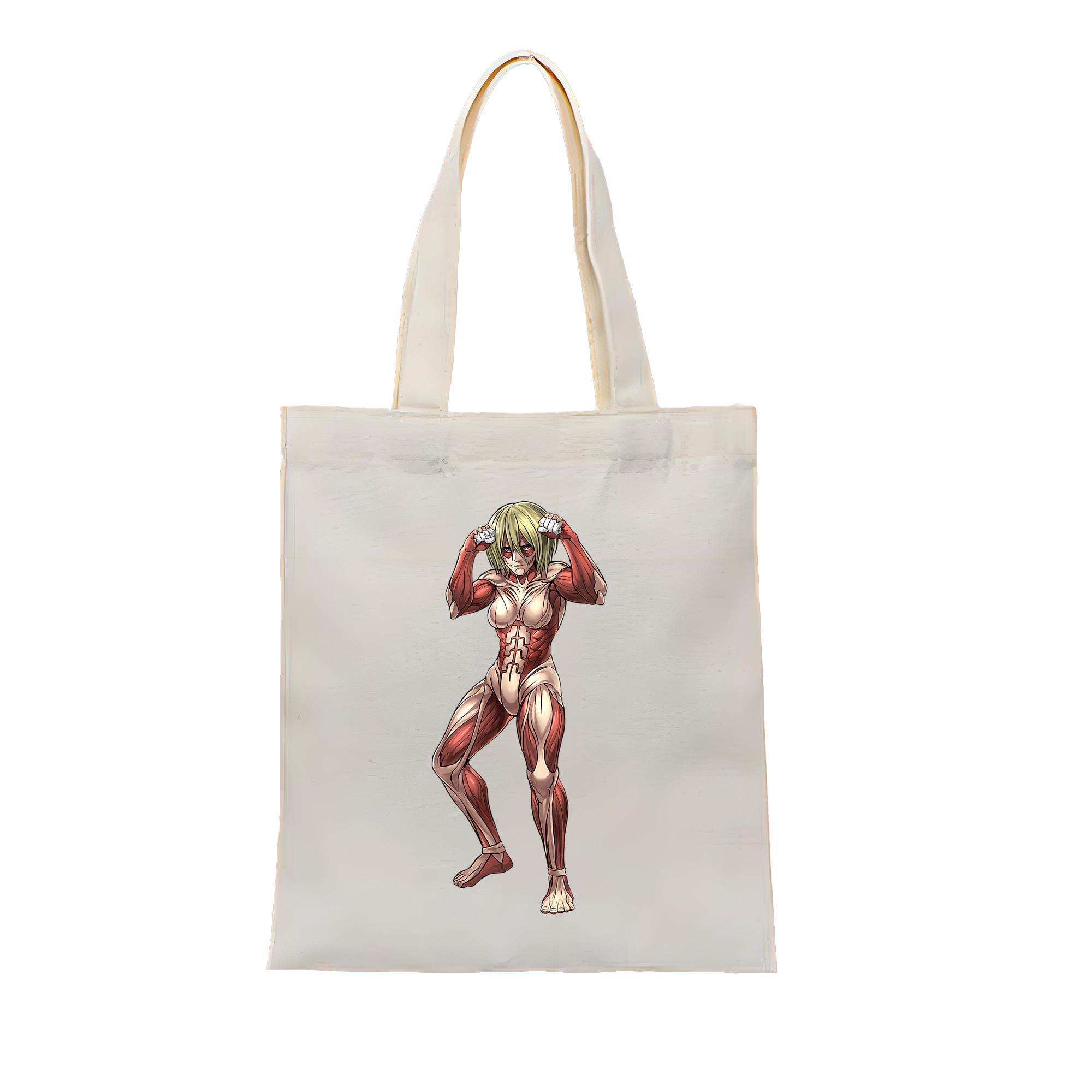 （画像用） 進撃の巨人 Attack on Titan 縦型キャンバス生地手提げバッグ　トートバッグ