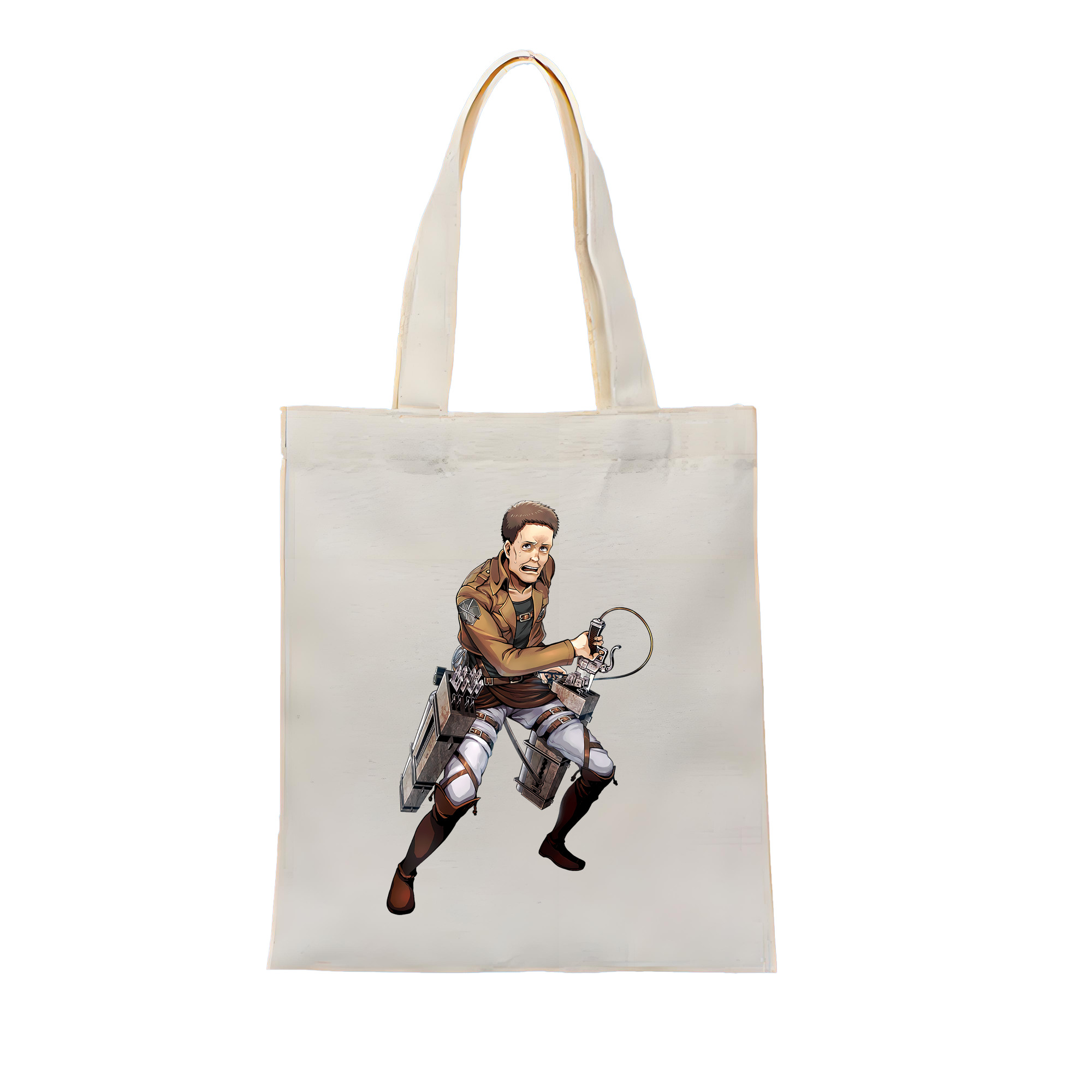 （画像用） 進撃の巨人 Attack on Titan 縦型キャンバス生地手提げバッグ　トートバッグ