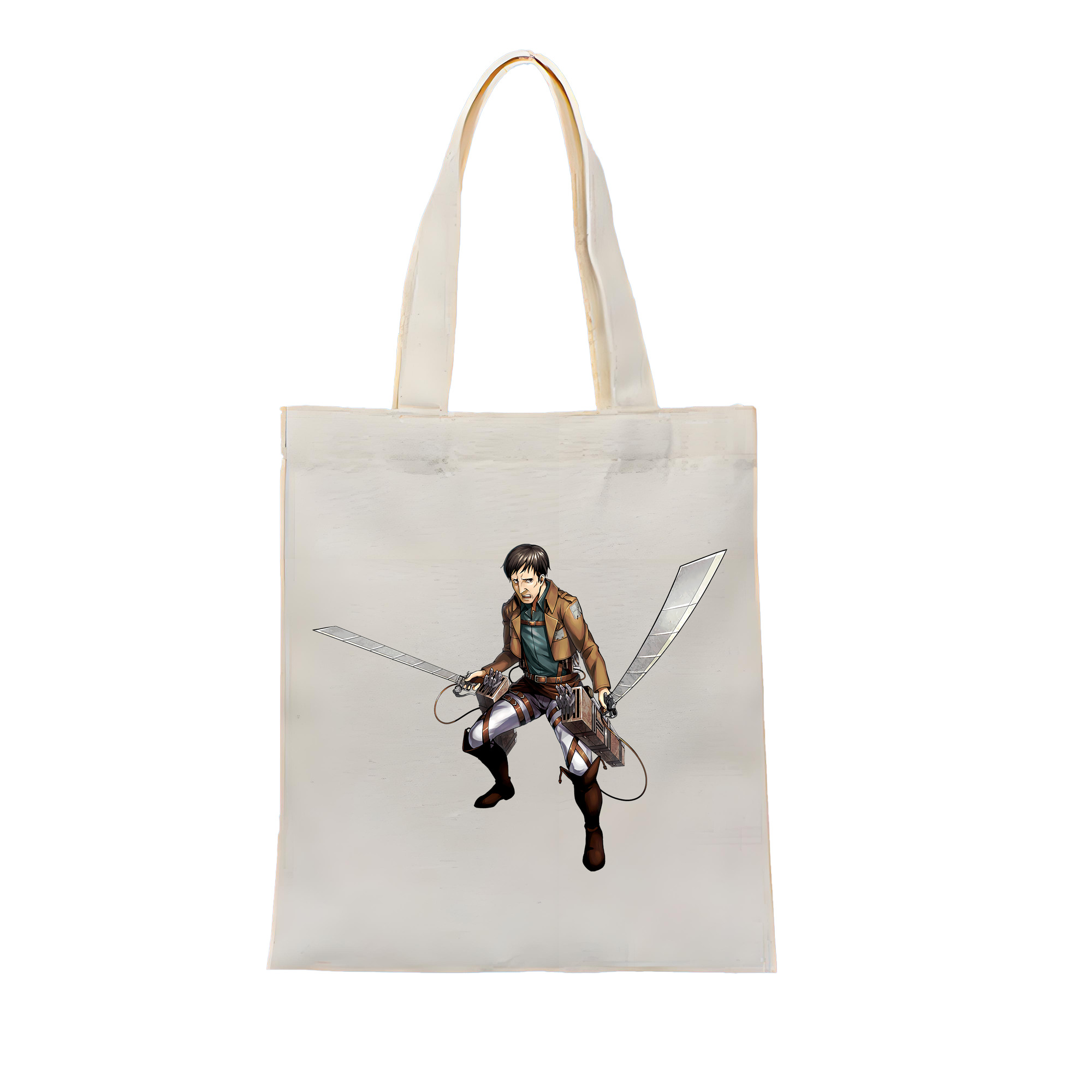 （画像用） 進撃の巨人 Attack on Titan 縦型キャンバス生地手提げバッグ　トートバッグ
