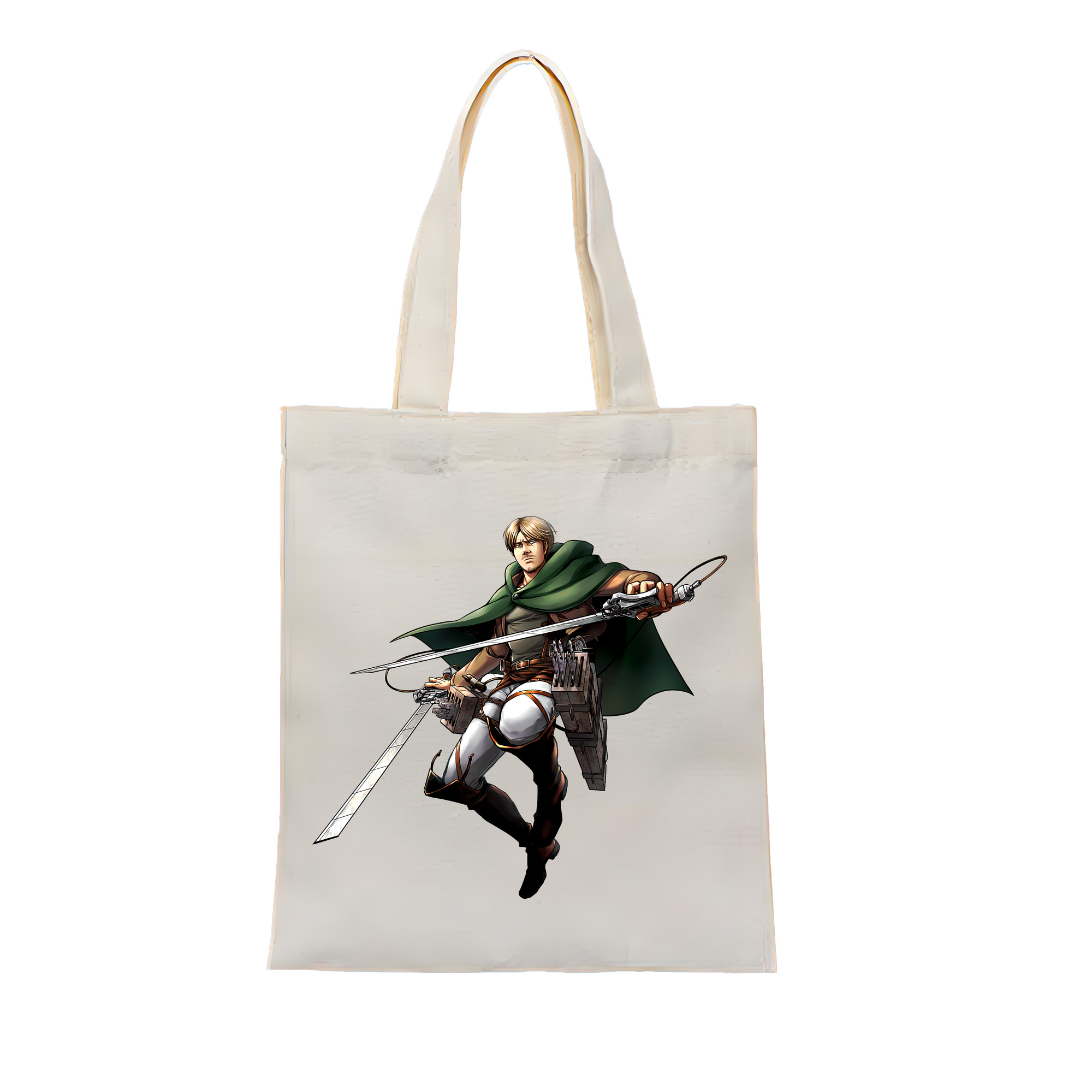 （画像用） 進撃の巨人 Attack on Titan 縦型キャンバス生地手提げバッグ　トートバッグ