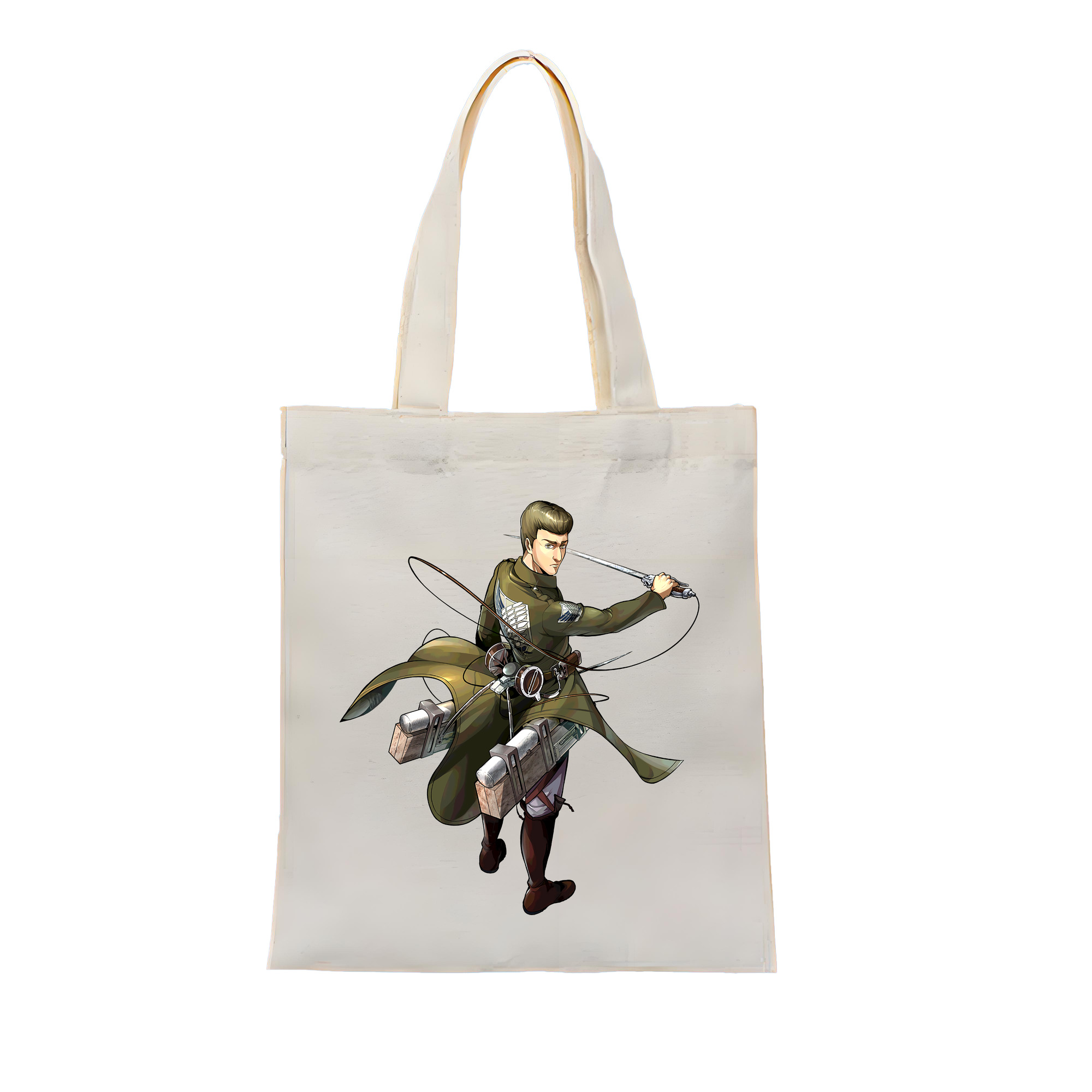 （画像用） 進撃の巨人 Attack on Titan 縦型キャンバス生地手提げバッグ　トートバッグ
