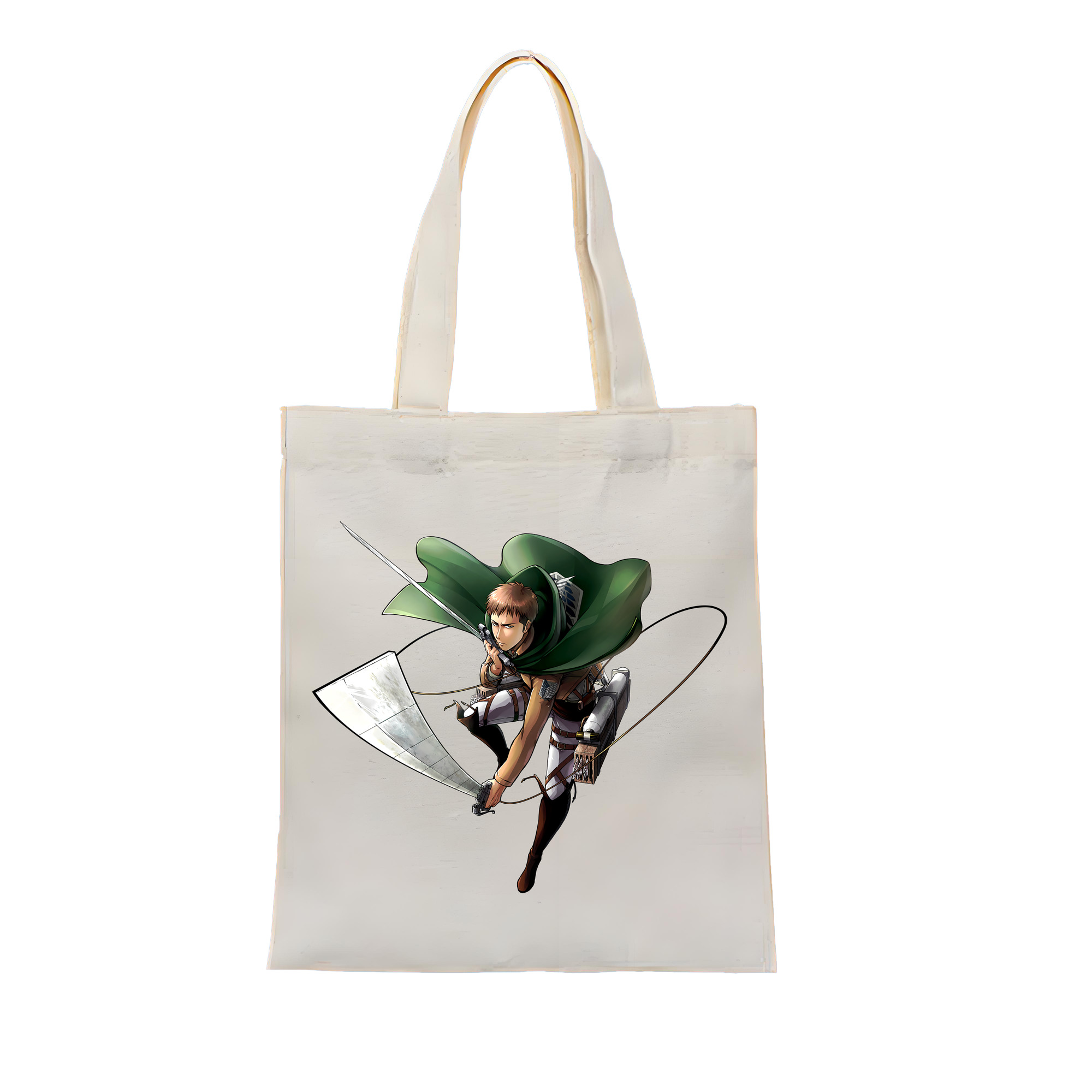 （画像用） 進撃の巨人 Attack on Titan 縦型キャンバス生地手提げバッグ　トートバッグ
