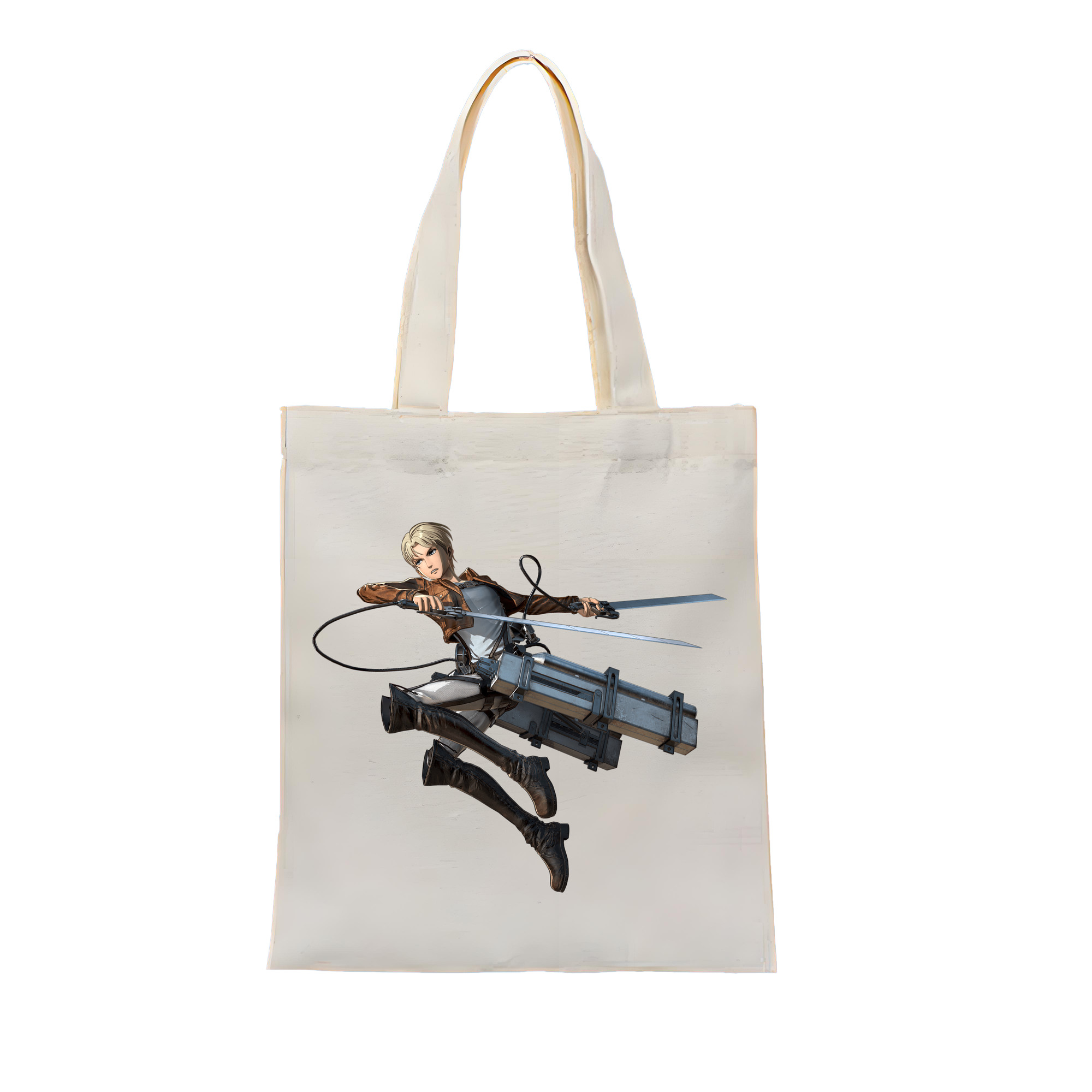 （画像用） 進撃の巨人 Attack on Titan 縦型キャンバス生地手提げバッグ　トートバッグ