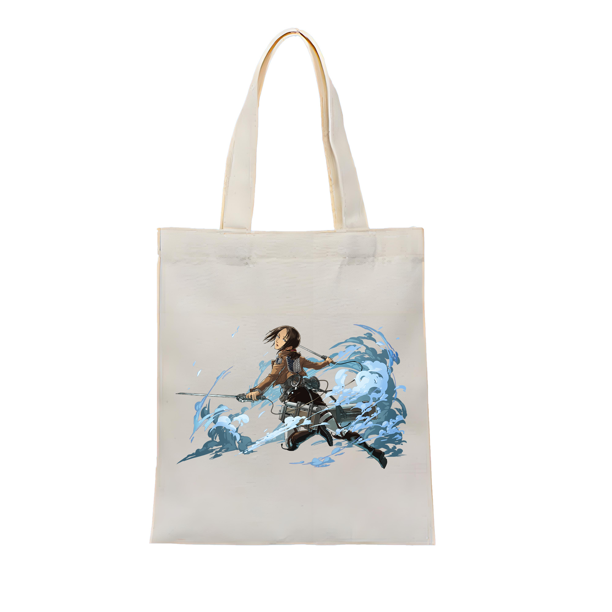 （画像用） 進撃の巨人 Attack on Titan 縦型キャンバス生地手提げバッグ　トートバッグ