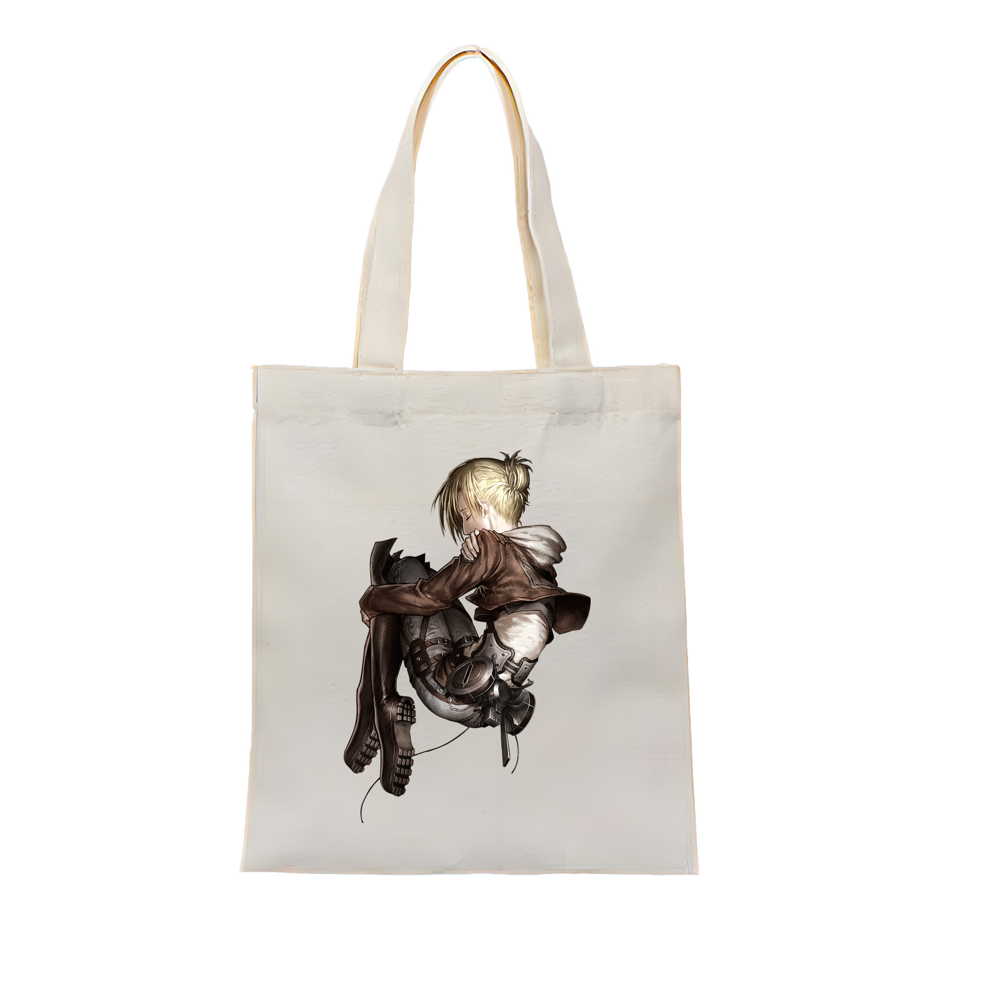 （画像用） 進撃の巨人 アニ・レオンハート Attack on Titan Annie Leonhart 縦型キャンバス生地手提げバッグ　トートバッグ