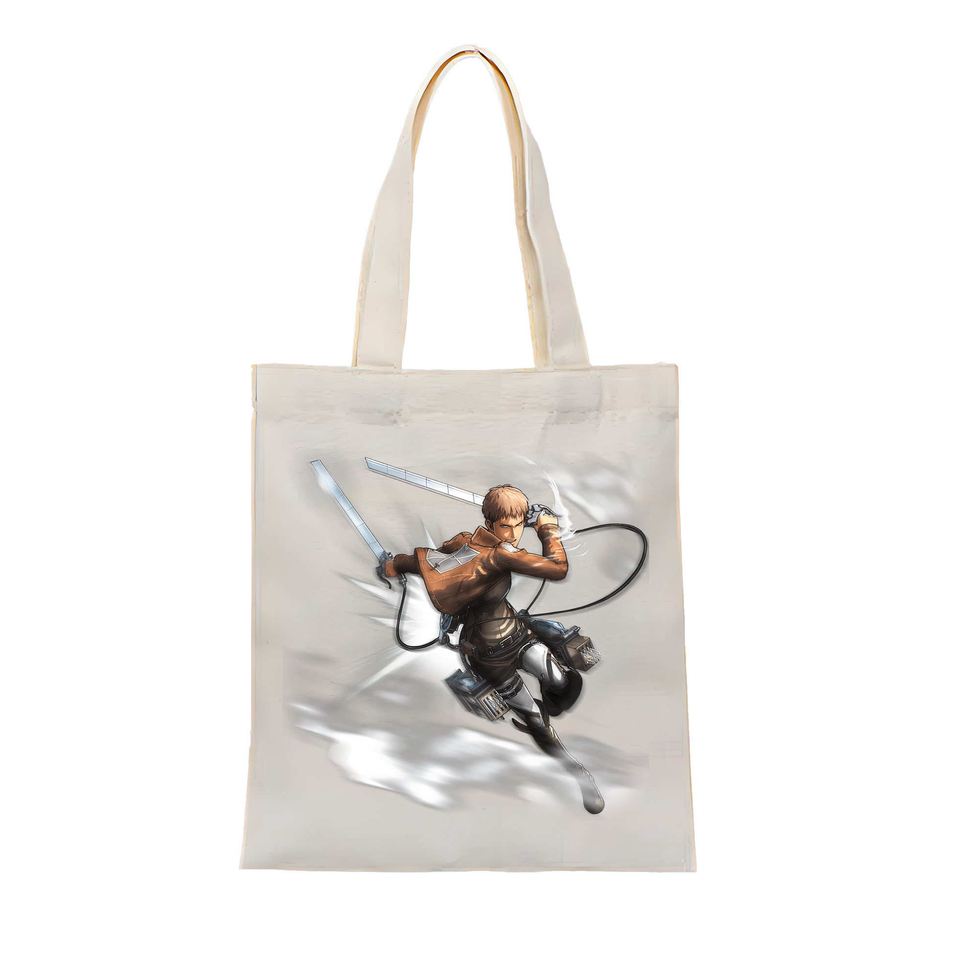 （画像用） 進撃の巨人 ジャン・キルシュタイン Attack on Titan Jean Kirstein 縦型キャンバス生地手提げバッグ　トートバッグ