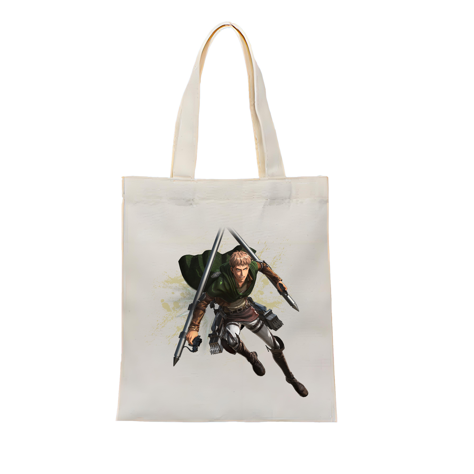 （画像用） 進撃の巨人 ジャン・キルシュタイン Attack on Titan Jean Kirstein 縦型キャンバス生地手提げバッグ　トートバッグ