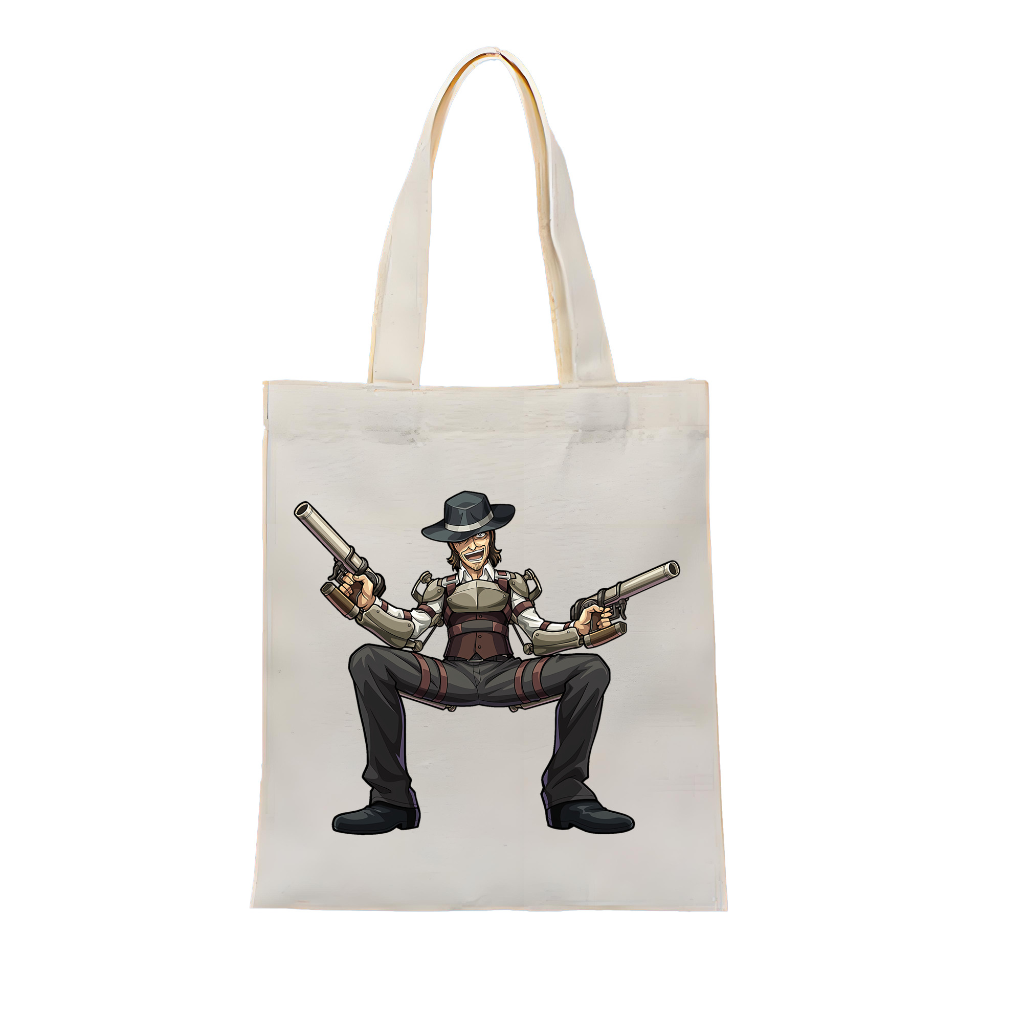 （画像用） 進撃の巨人 ケニー·アッカーマン Attack on Titan Kenny Ackerman 縦型キャンバス生地手提げバッグ　トートバッグ