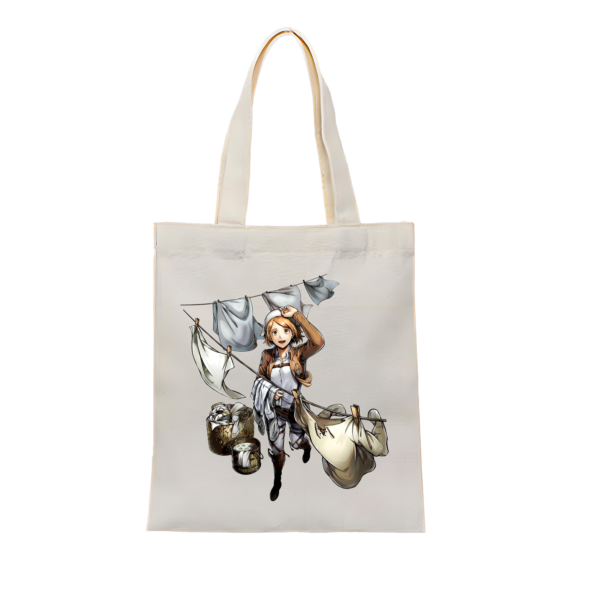 （画像用） 進撃の巨人 ペトラ·ラル Attack on Titan Petra Rall 縦型キャンバス生地手提げバッグ　トートバッグ