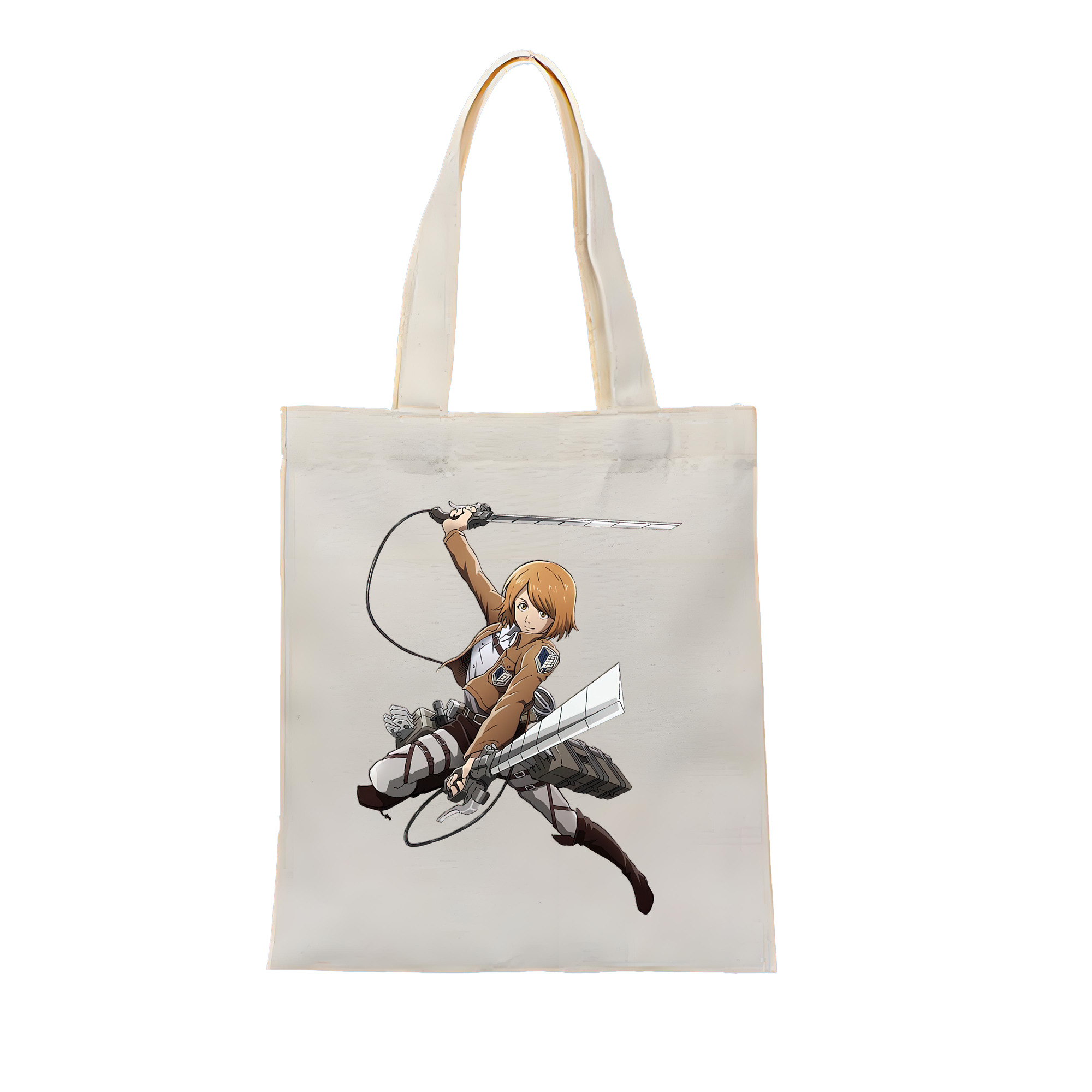 （画像用） 進撃の巨人 ペトラ·ラル Attack on Titan Petra Rall 縦型キャンバス生地手提げバッグ　トートバッグ