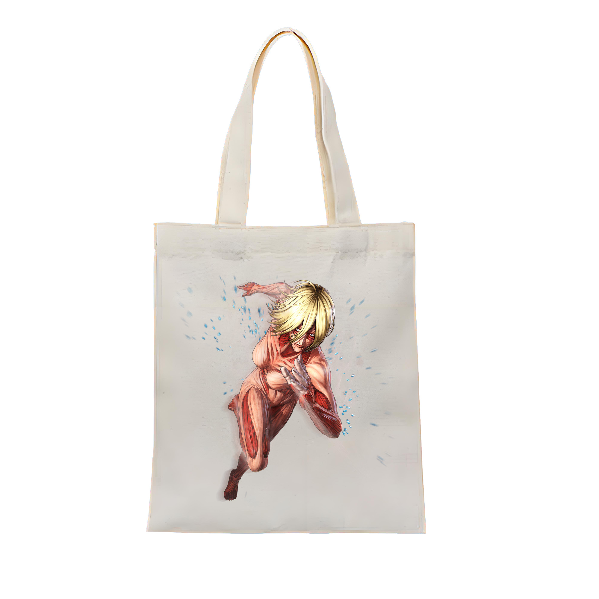 （画像用） 進撃の巨人 Attack on Titan 縦型キャンバス生地手提げバッグ　トートバッグ