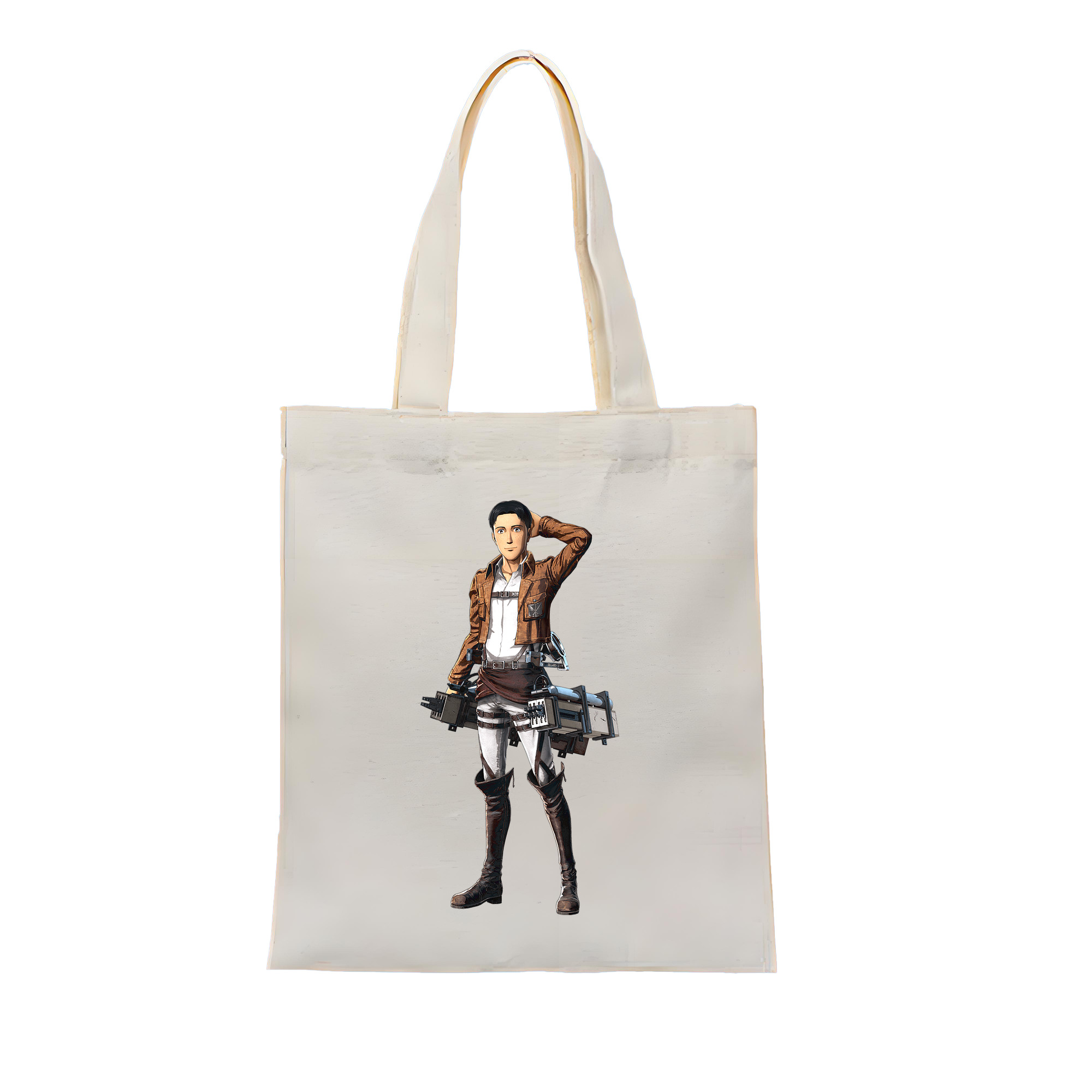 （画像用） 進撃の巨人 Attack on Titan 縦型キャンバス生地手提げバッグ　トートバッグ