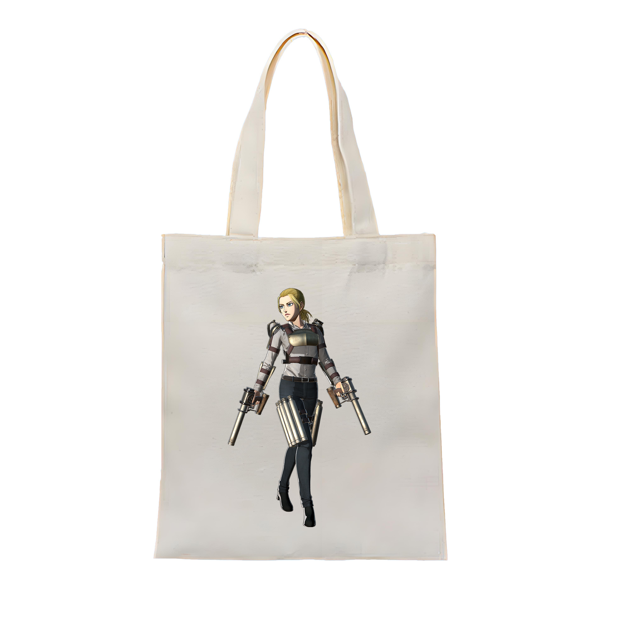 （画像用） 進撃の巨人 Attack on Titan 縦型キャンバス生地手提げバッグ　トートバッグ