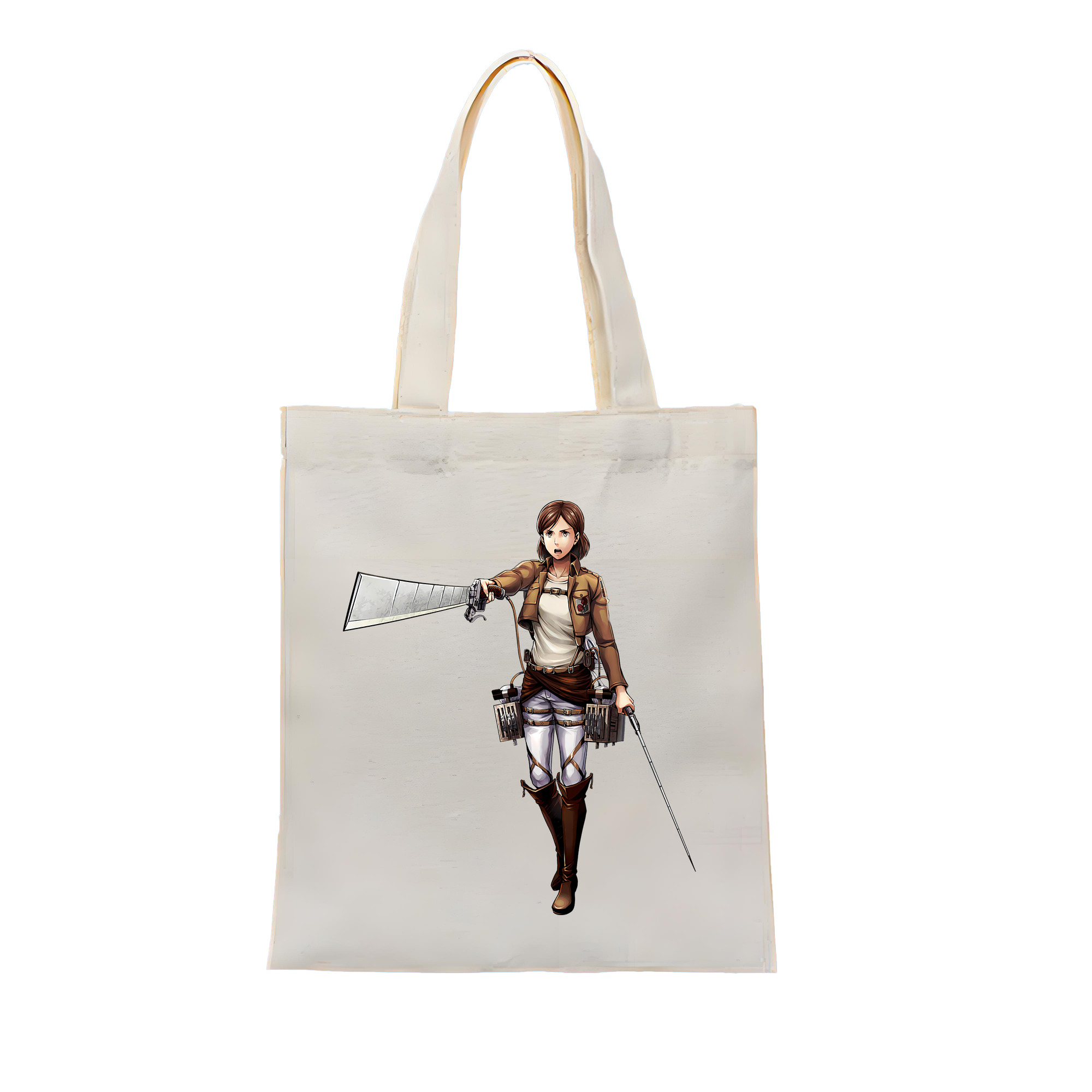 （画像用） 進撃の巨人 Attack on Titan 縦型キャンバス生地手提げバッグ　トートバッグ