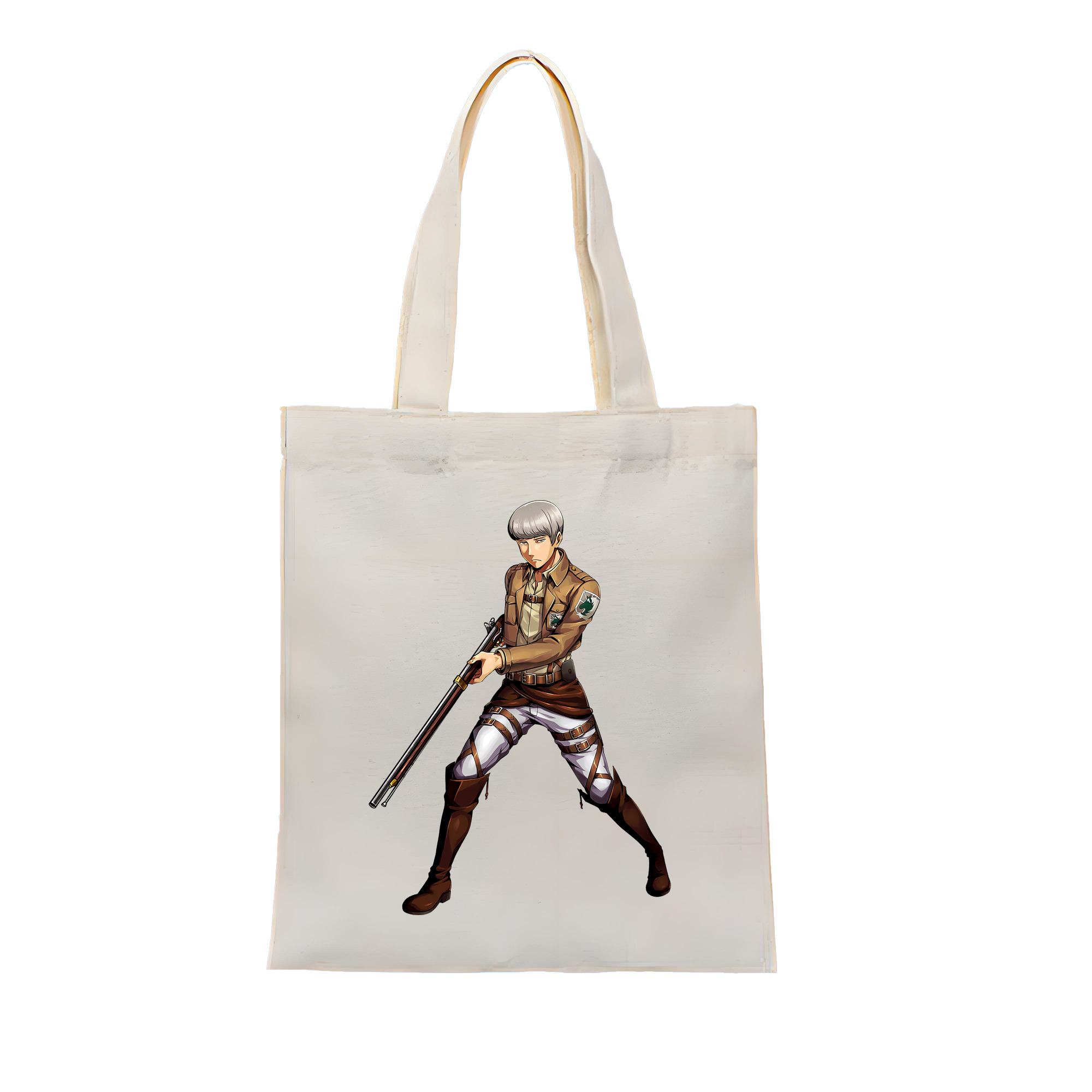（画像用） 進撃の巨人 Attack on Titan 縦型キャンバス生地手提げバッグ　トートバッグ