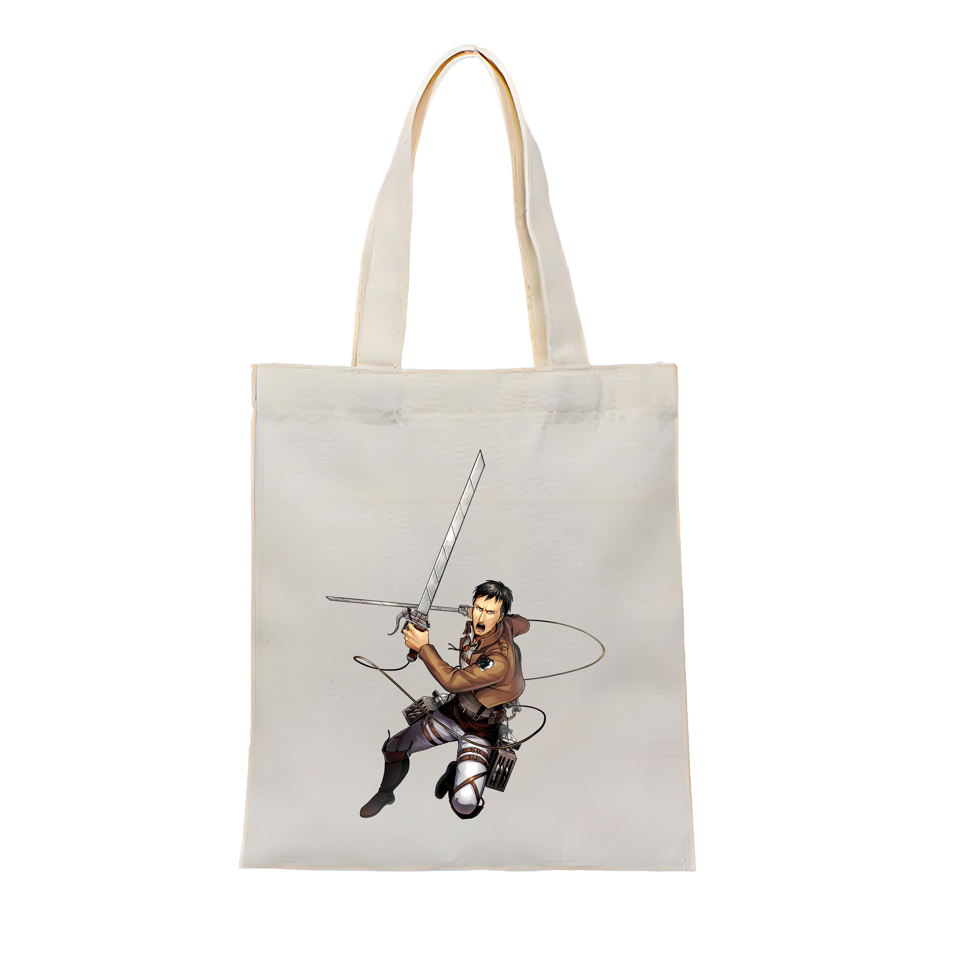 （画像用） 進撃の巨人 Attack on Titan 縦型キャンバス生地手提げバッグ　トートバッグ