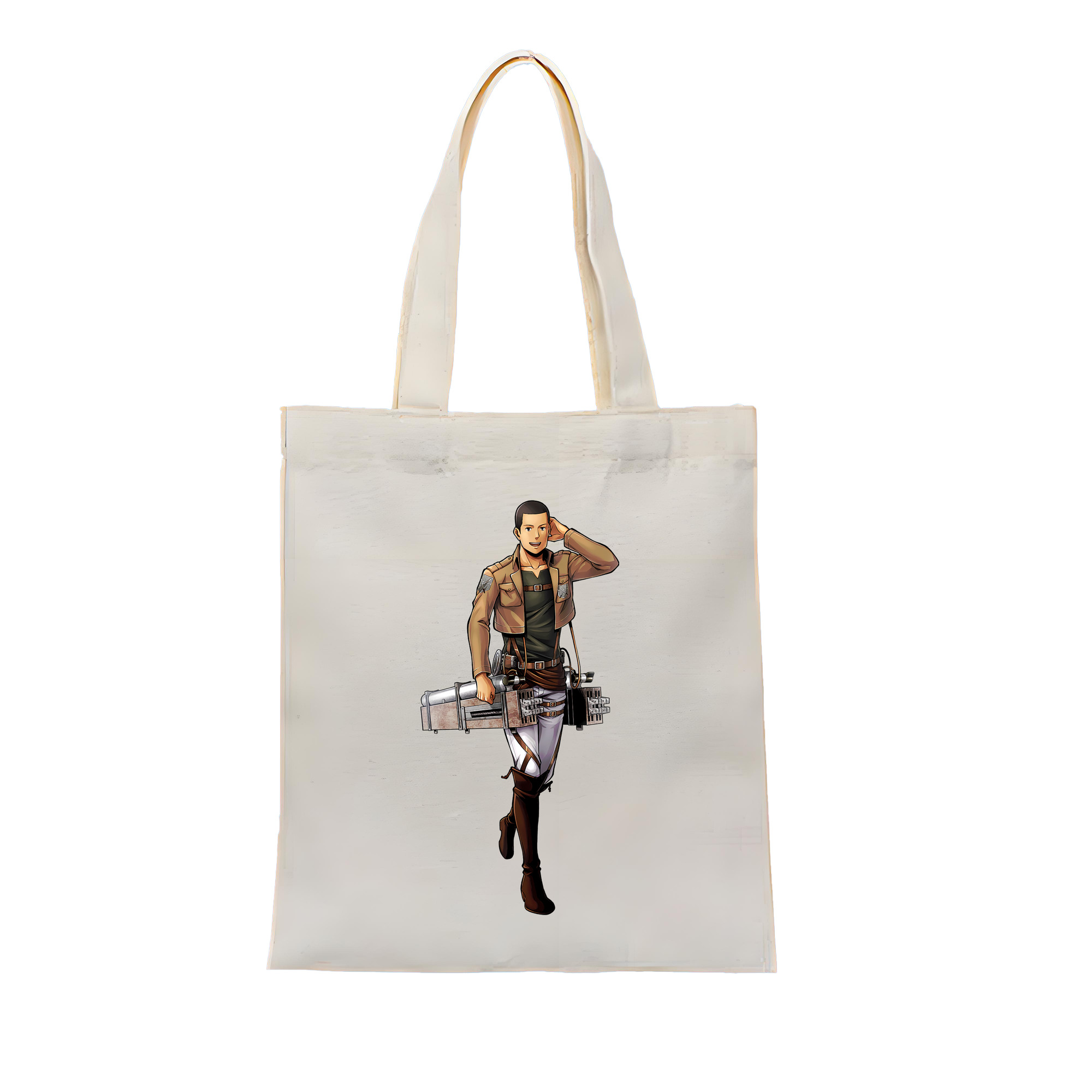 （画像用） 進撃の巨人 Attack on Titan 縦型キャンバス生地手提げバッグ　トートバッグ