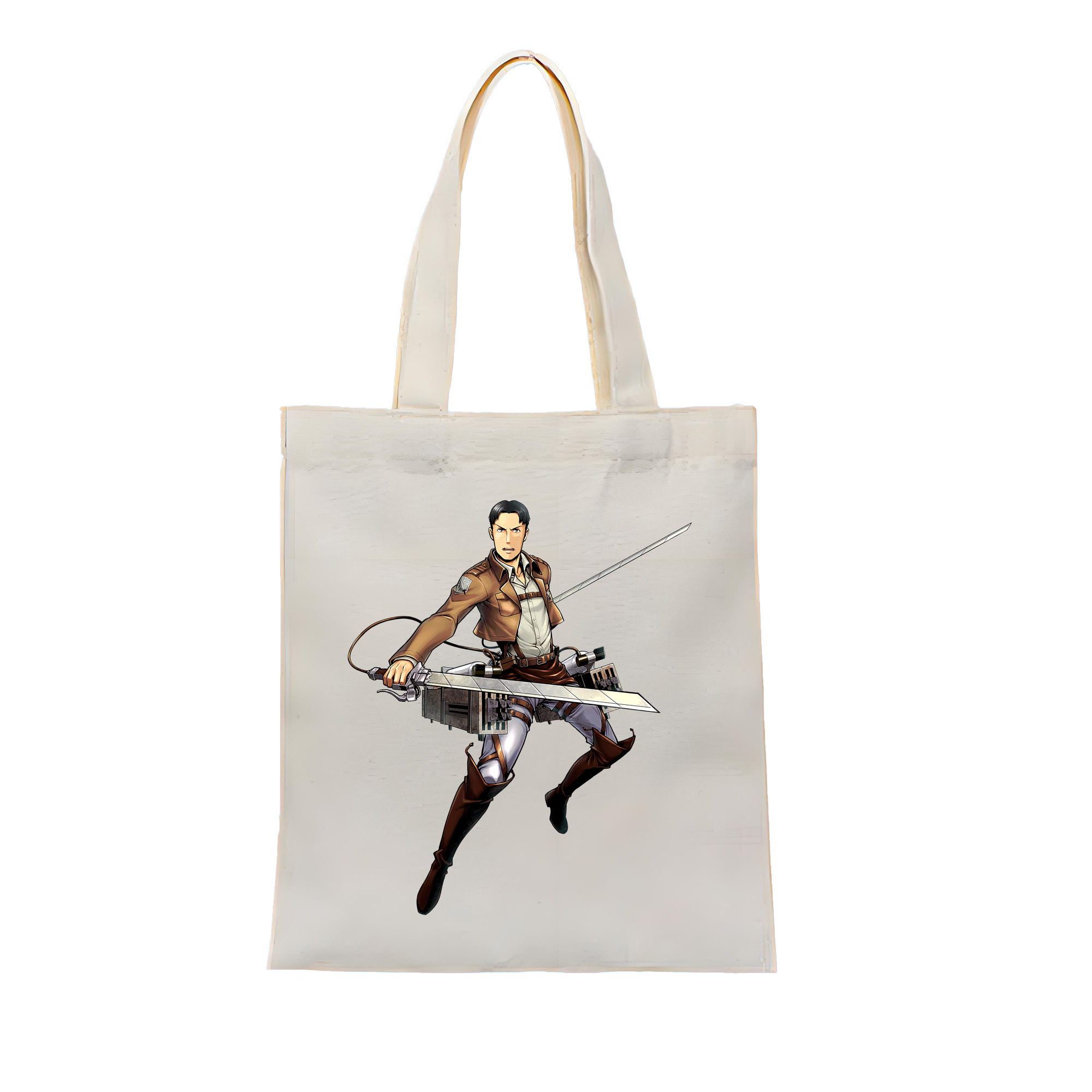（画像用） 進撃の巨人 Attack on Titan 縦型キャンバス生地手提げバッグ　トートバッグ