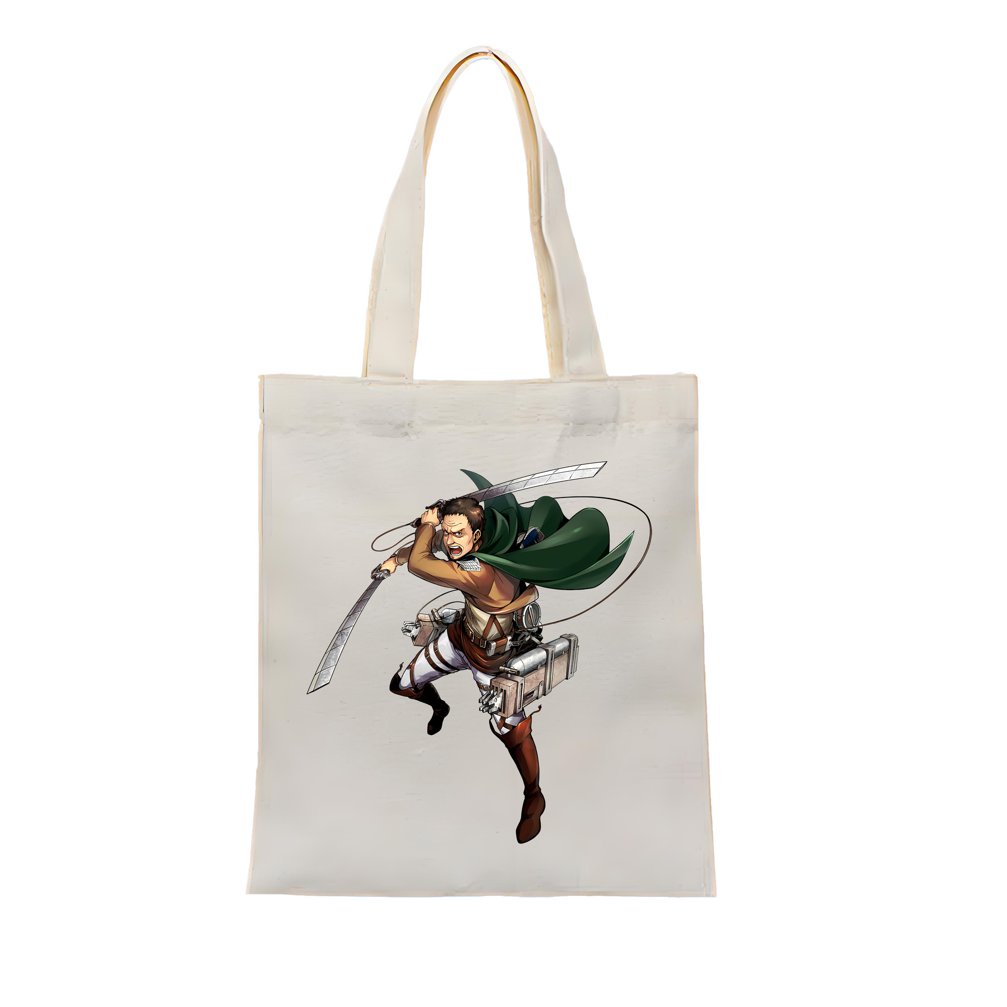 （画像用） 進撃の巨人 Attack on Titan 縦型キャンバス生地手提げバッグ　トートバッグ
